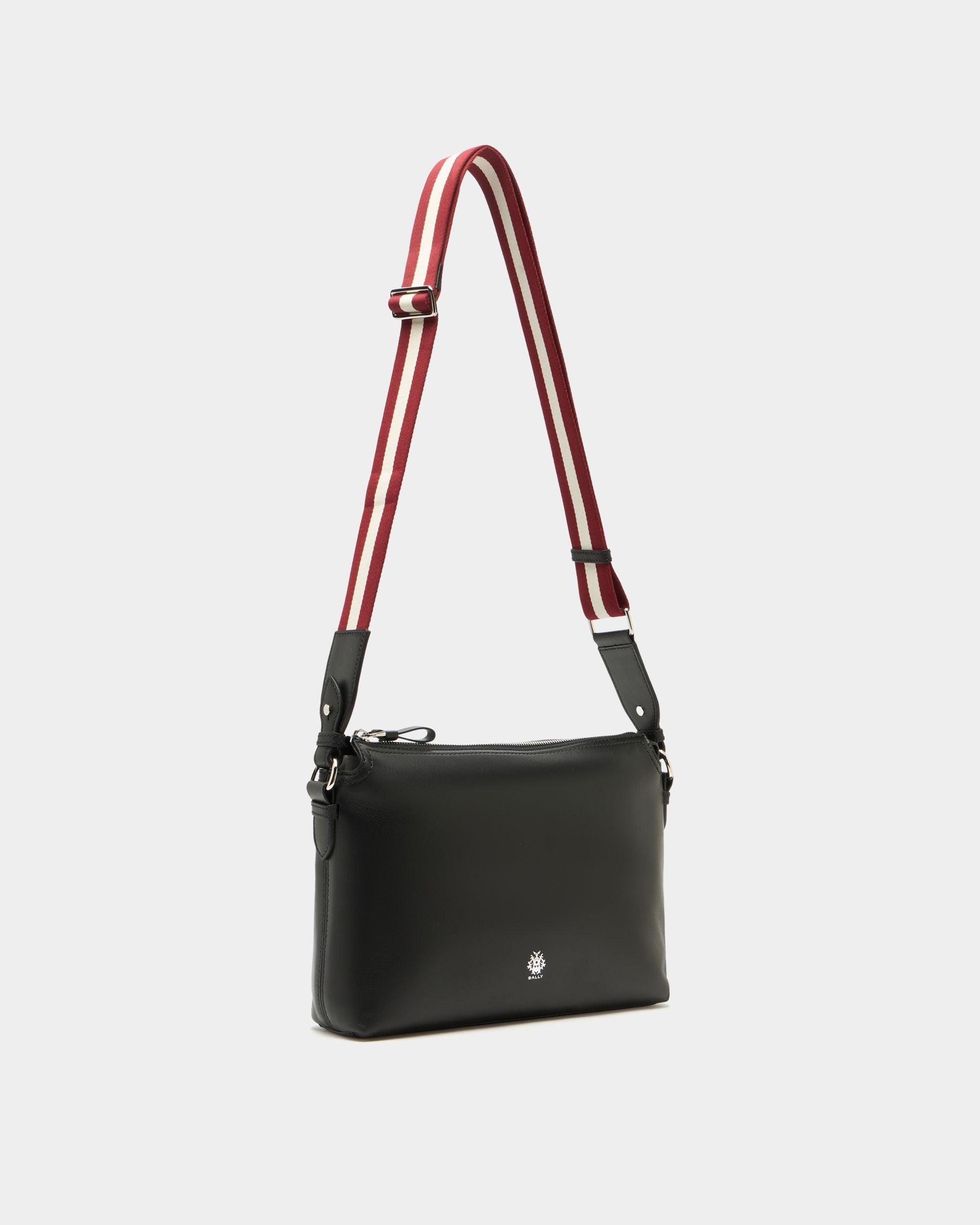 Bally Global - Ray Crossbody Bag in Black Leather - Black