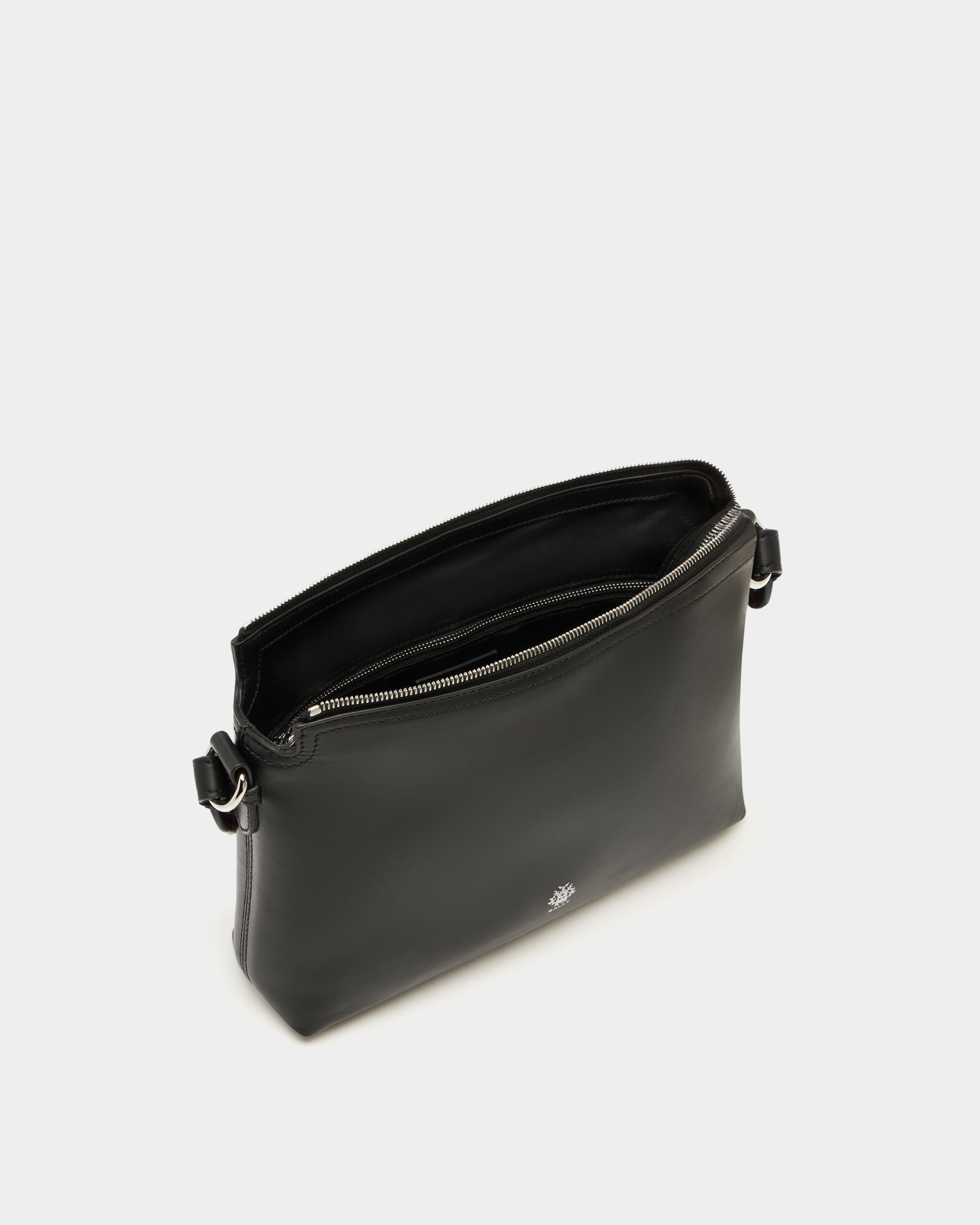 Bally Global - Ray Crossbody Bag in Black Leather - Black