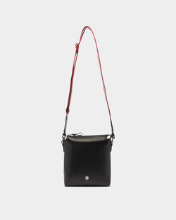 Ray Crossbody Bag in Black Leather