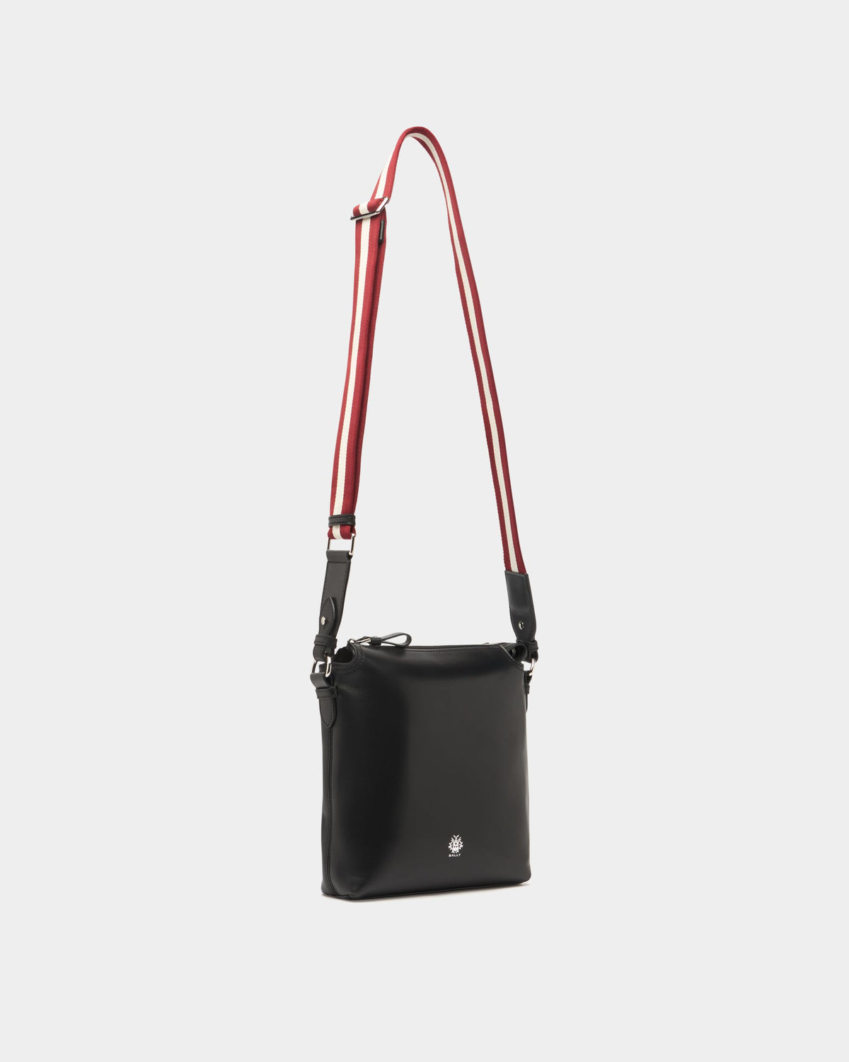 Bally Global - Ray Crossbody Bag in Black Leather - Black