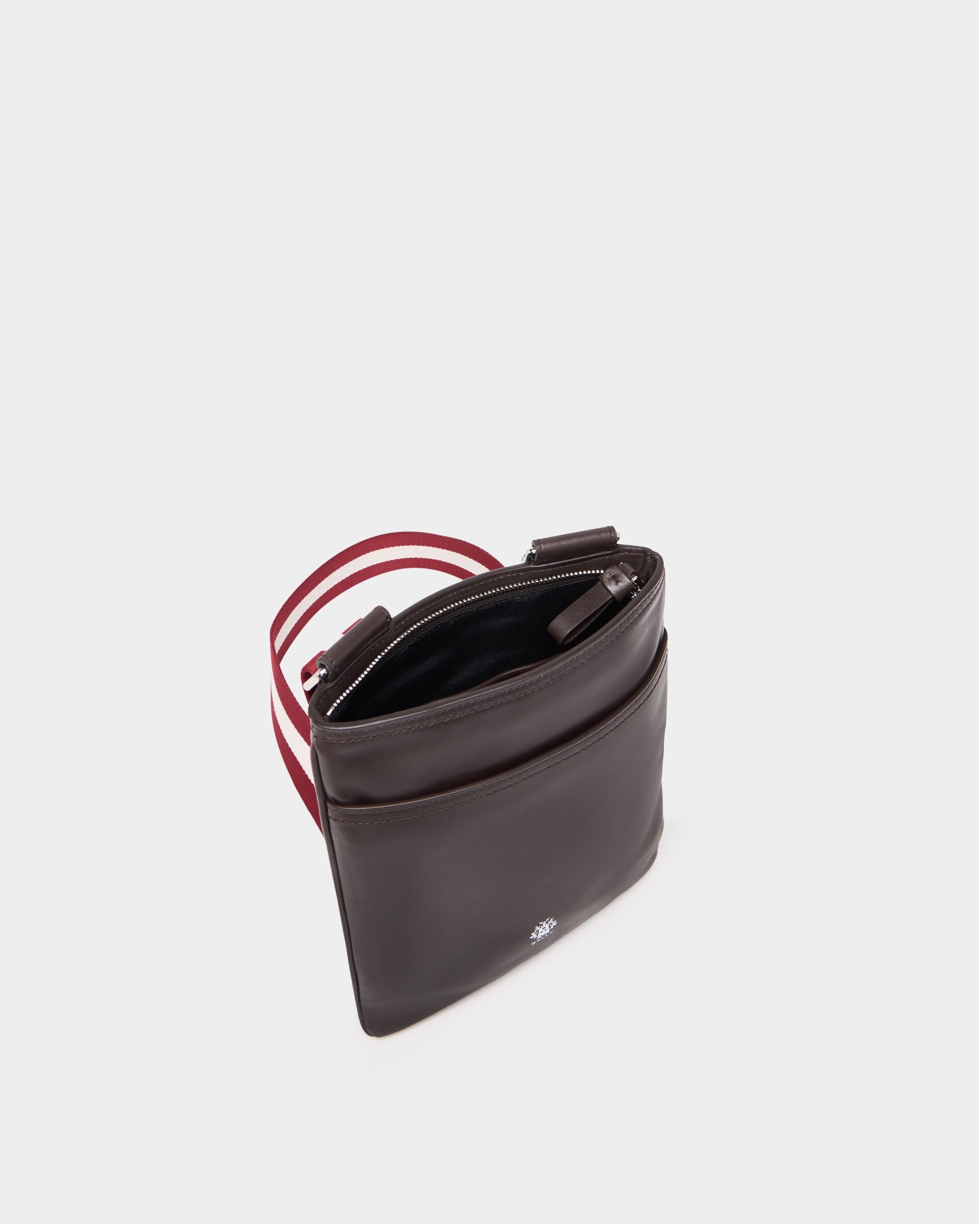 Bally Global - Ray Crossbody Bag in Chocolate Leather - Brown