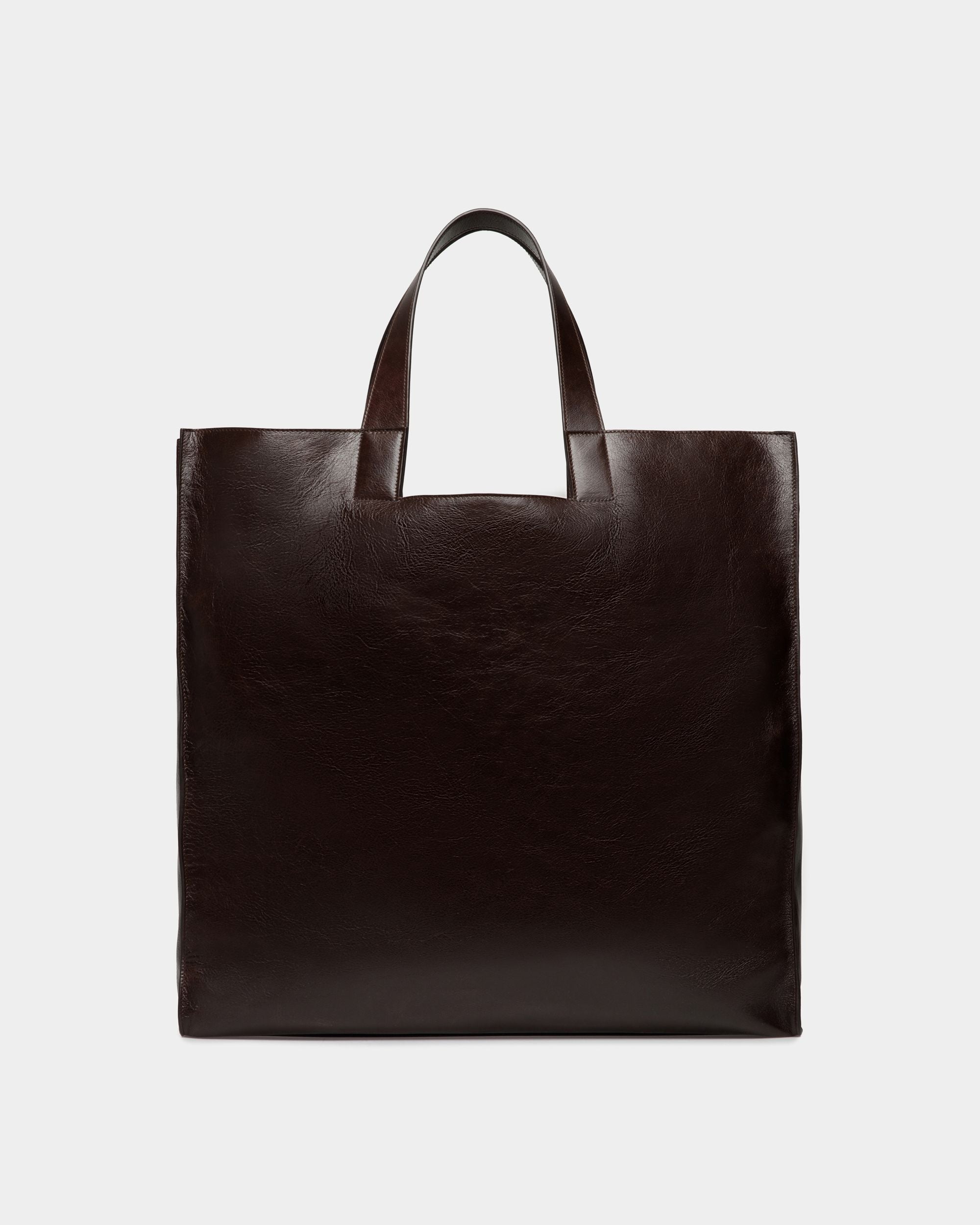Bally Global - Easy Bally Tote in Ebano Leather - Brown