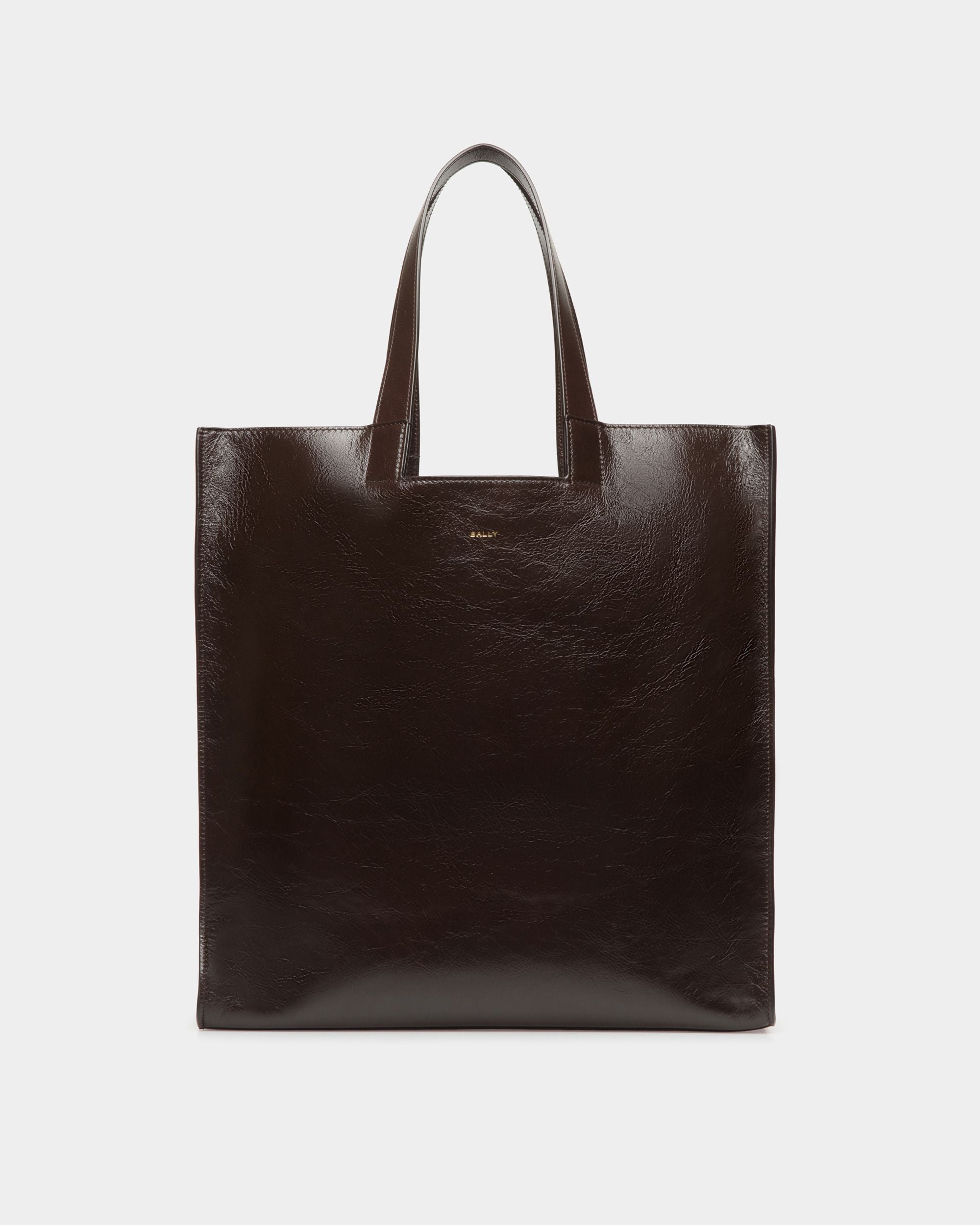 Bally Global - Easy Bally Tote Bag in Ebano Leather - Brown