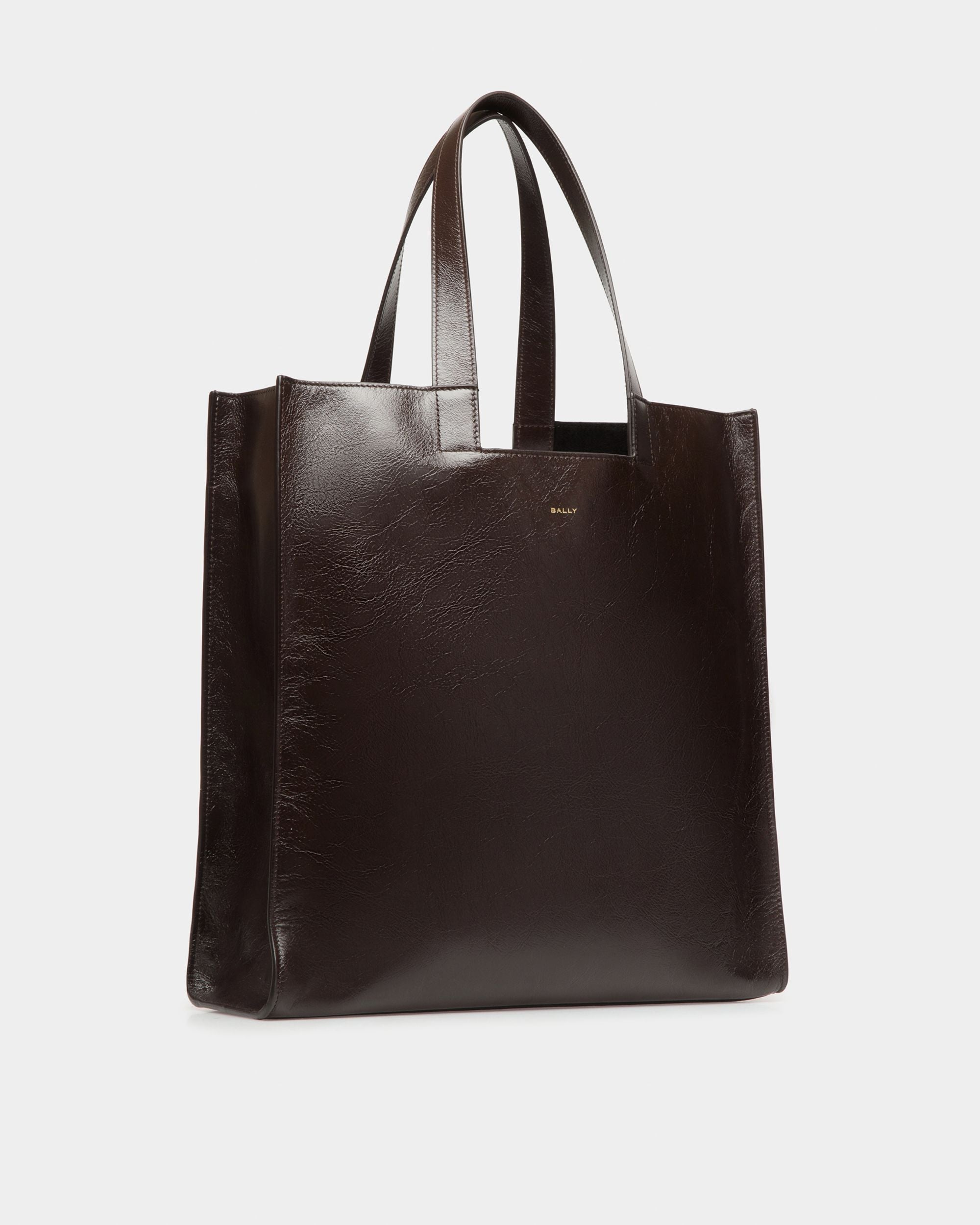 Bally Global - Easy Bally Tote Bag in Ebano Leather - Brown