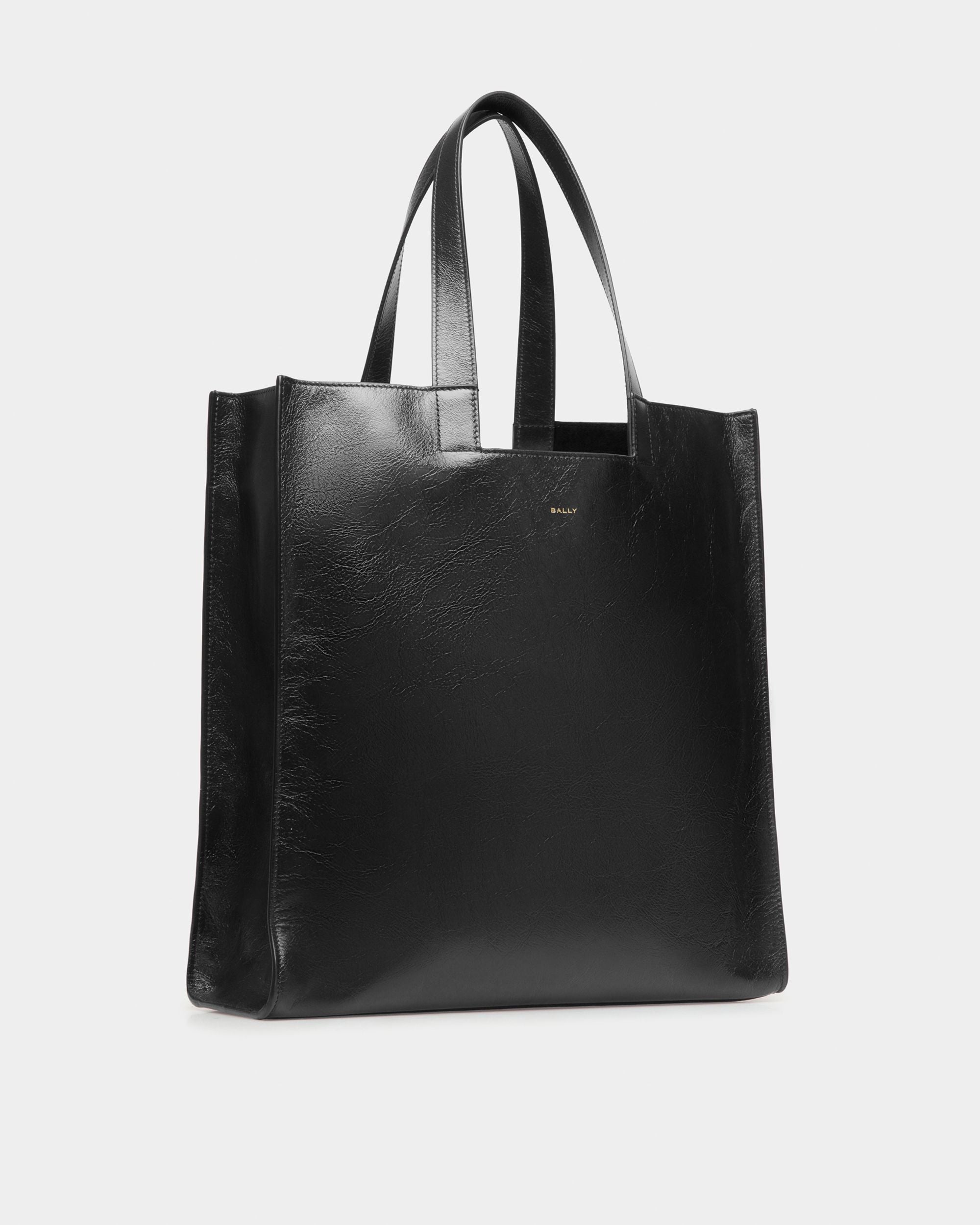 Bally Global - Easy Bally トートバッグ ブラック レザー - ブラック