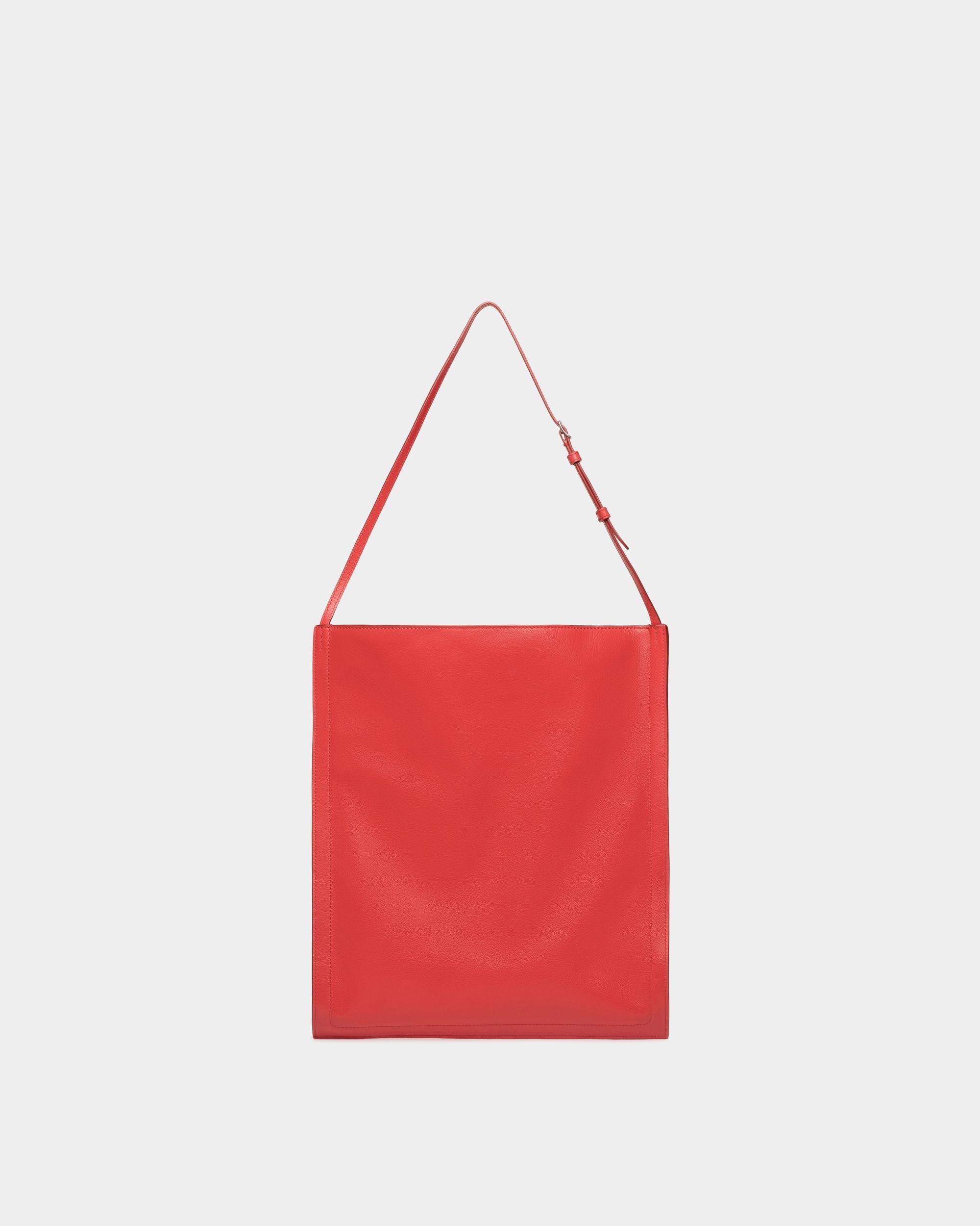 Bally Global - Beckett Tote in Red Leather - Red
