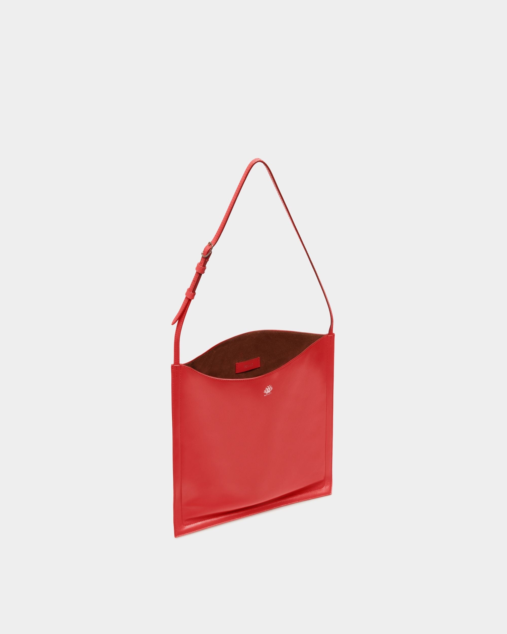 Bally Global - Beckett Tote in Red Leather - Red