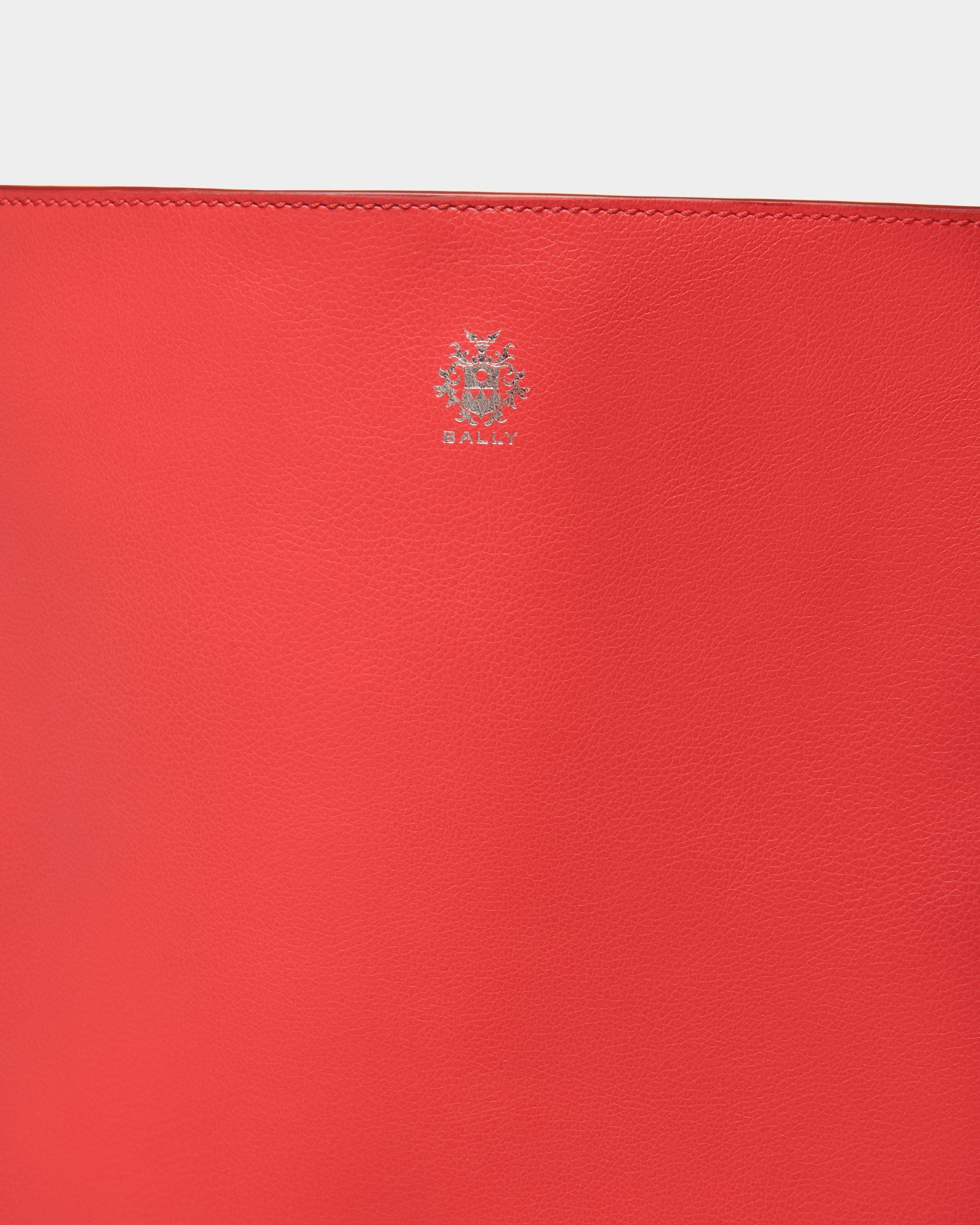 Bally Global - Beckett Tote in Red Leather - Red
