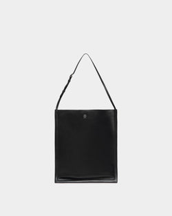 Beckett Tote in Black Leather