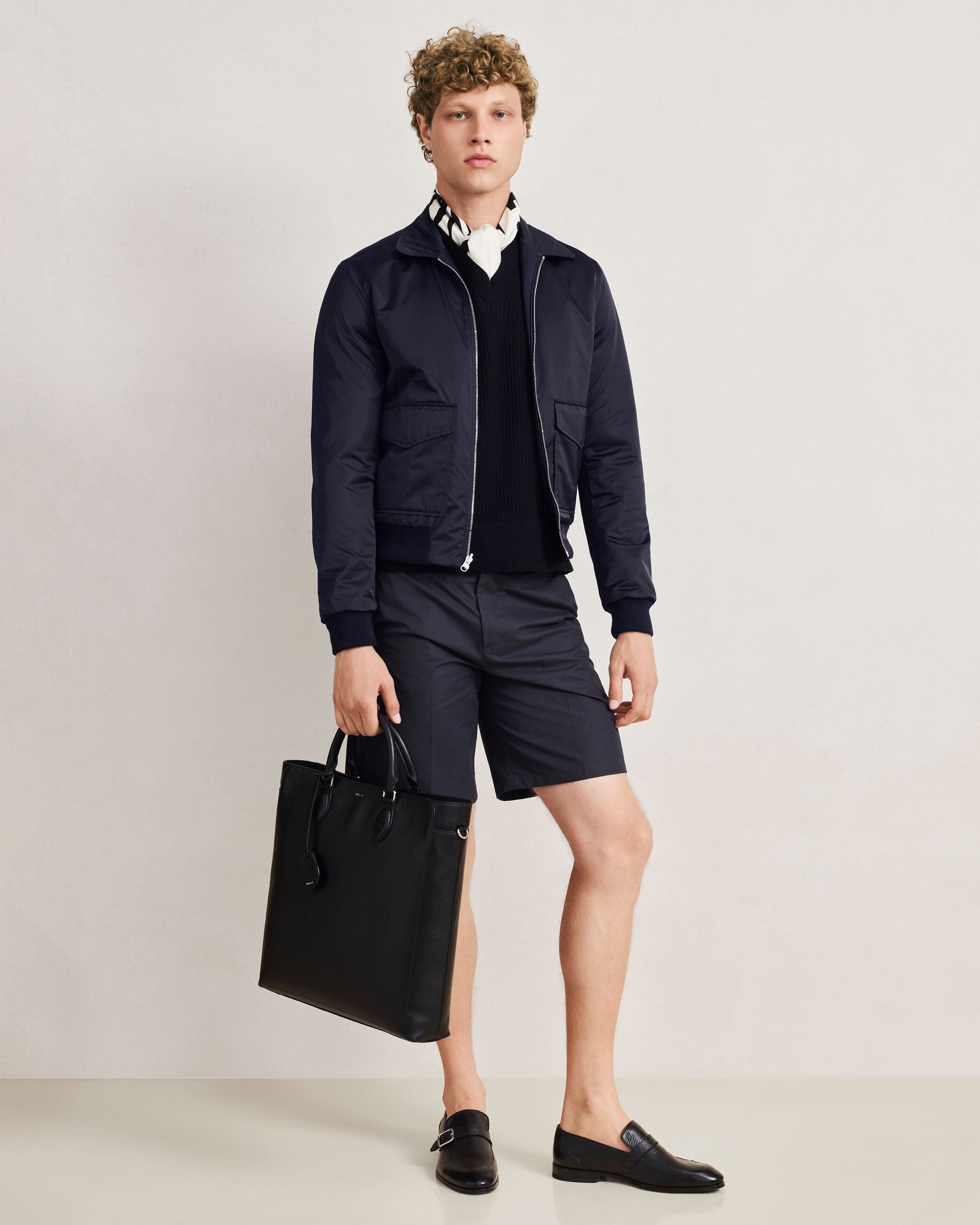 Bally Global - Capitol トートバッグ ブラック グレインレザー - ブラック