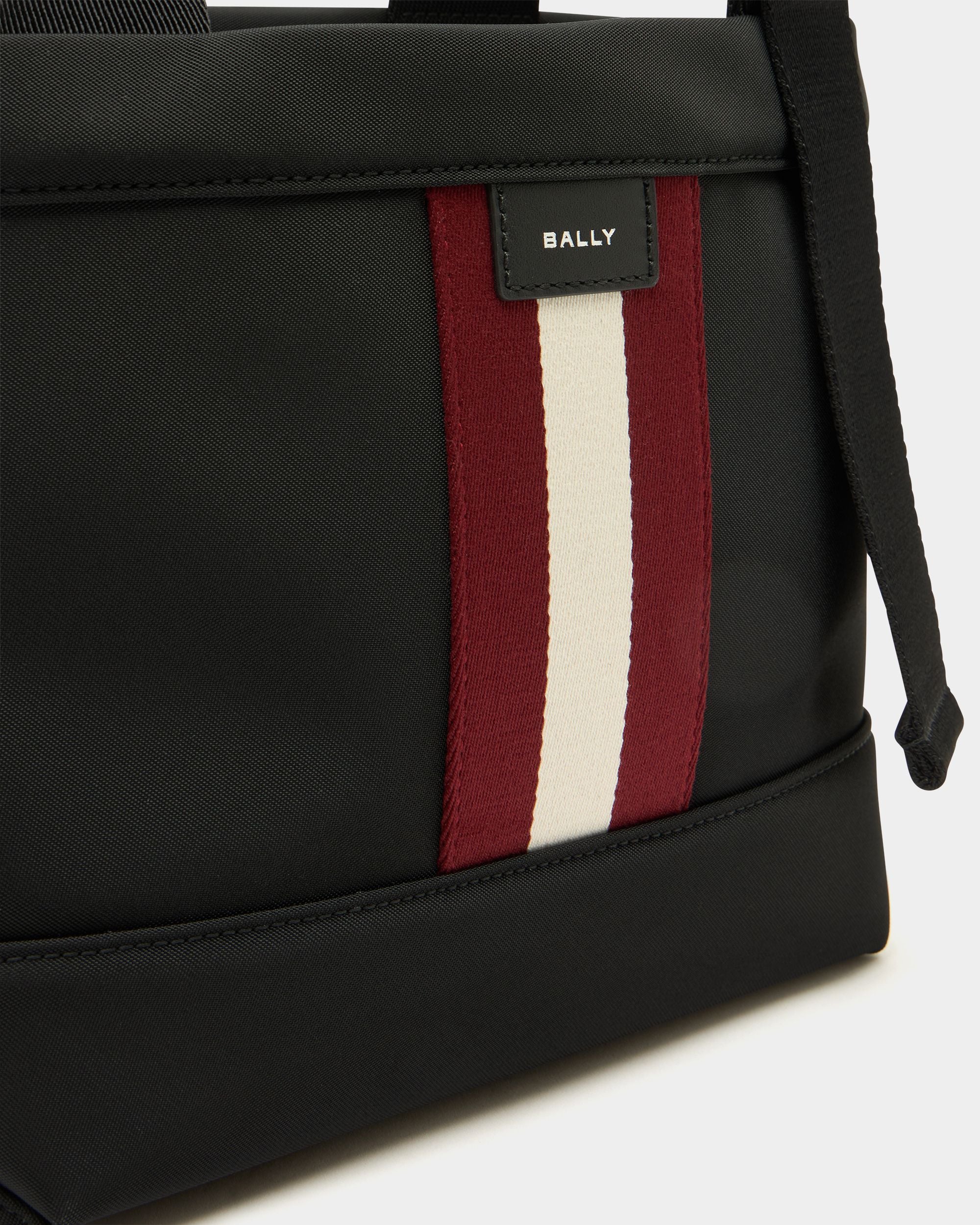 Bally Global - Code Tote Bag in Black Nylon - Black