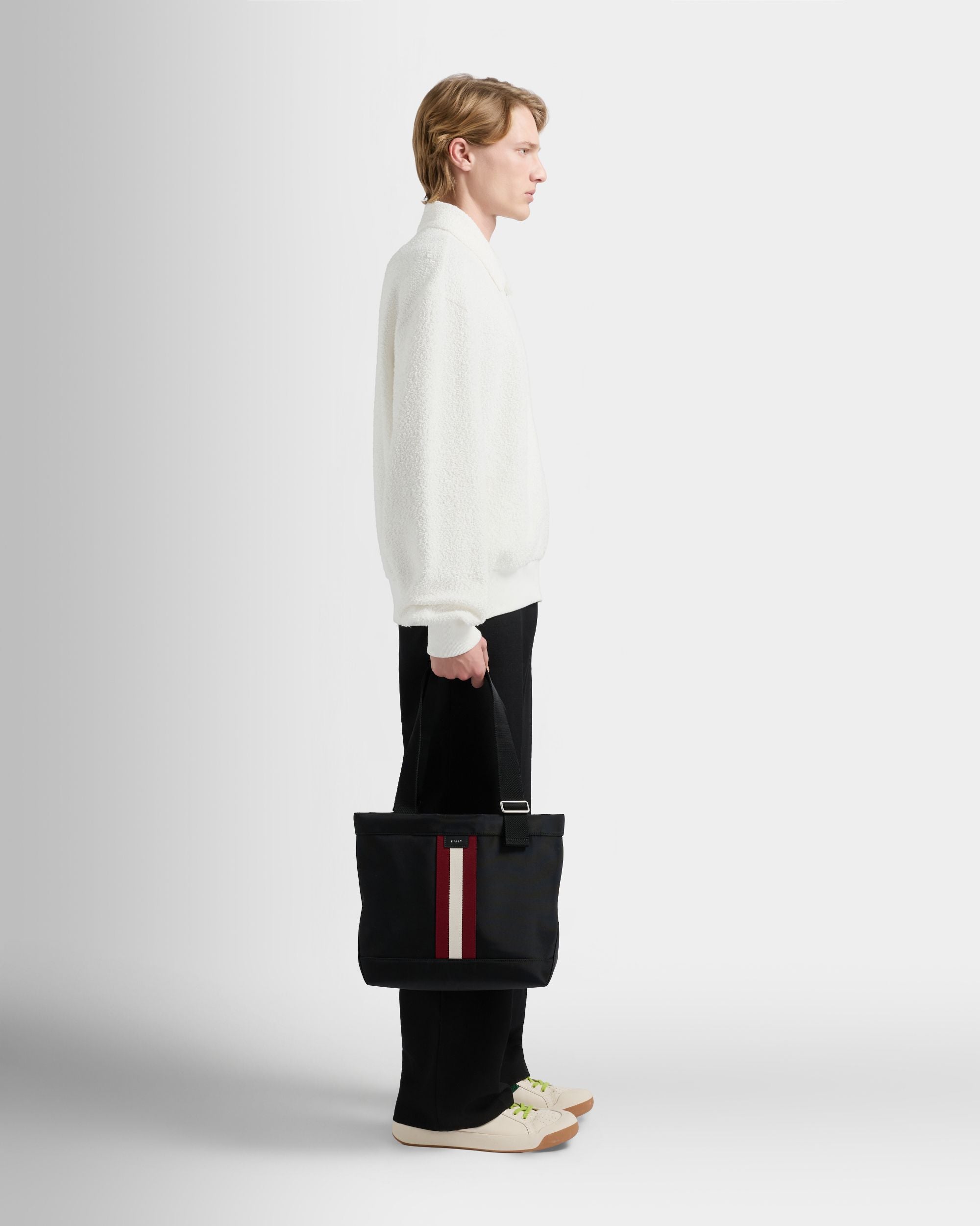 Bally Global - Code トートバッグ ブラックナイロン - ブラック