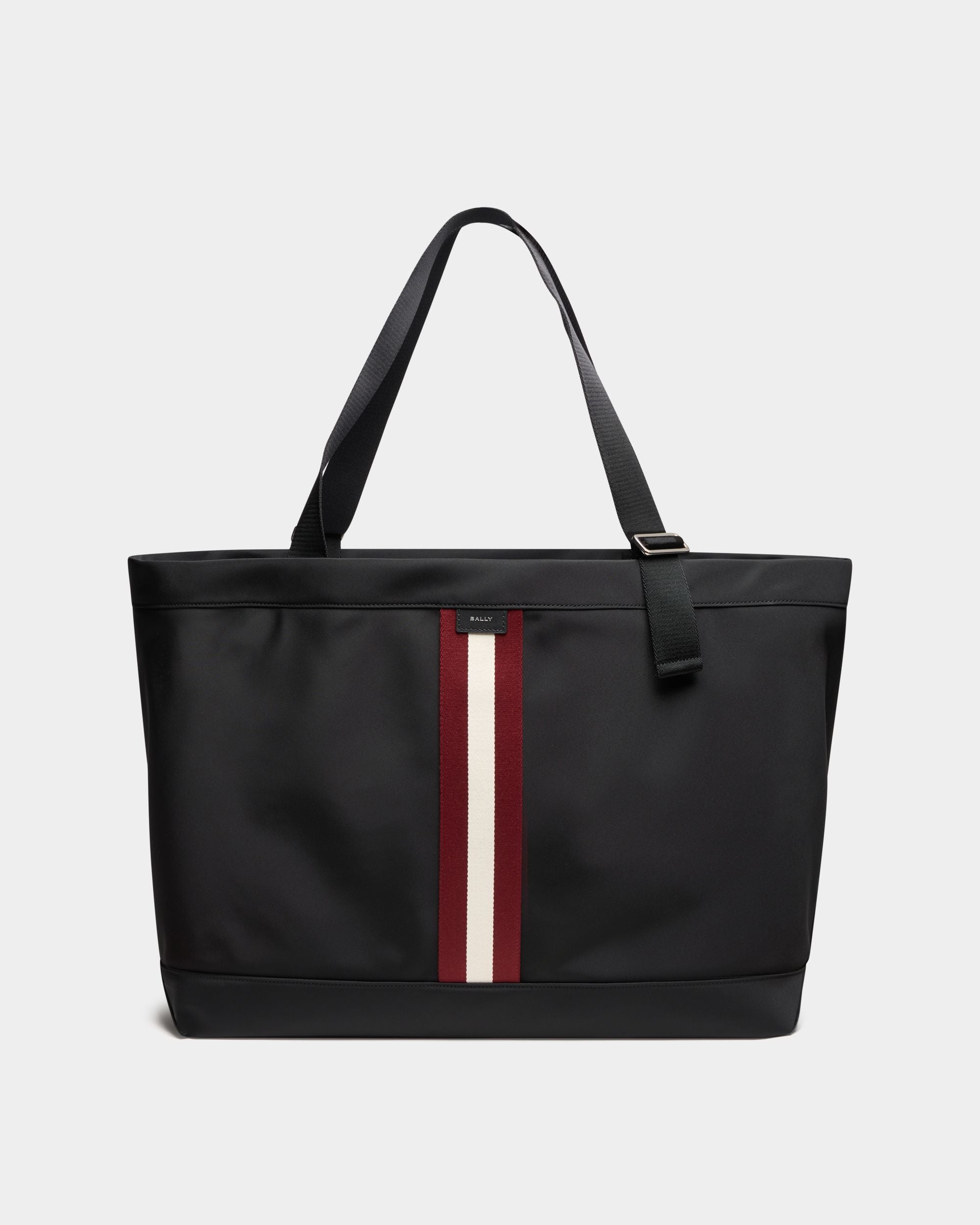 Men's ブラック Code トートバッグ ブラックナイロン | Bally Global