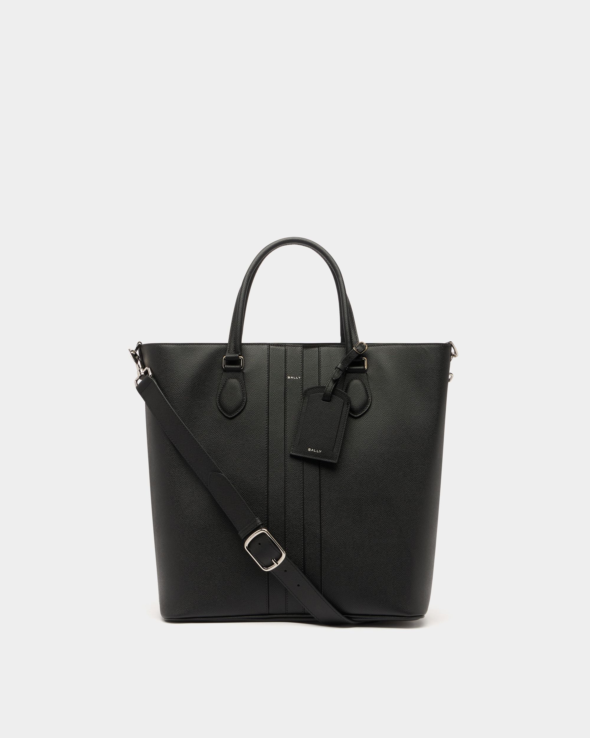 Bally Global - Beckett Tote Bag in Black Leather - Black