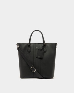 Beckett Tote Bag in Black Leather