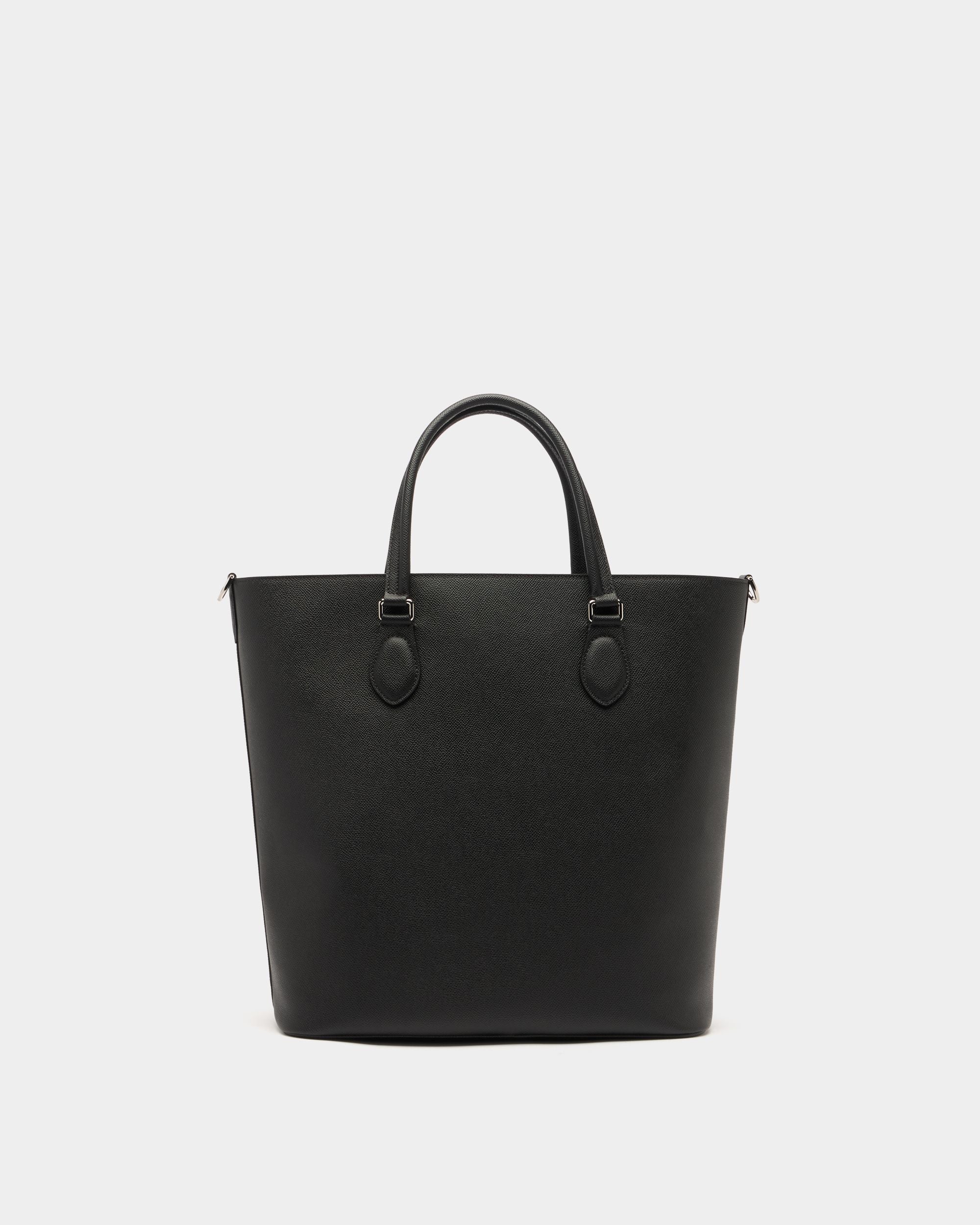 Bally Global - Beckett Tote Bag in Black Leather - Black