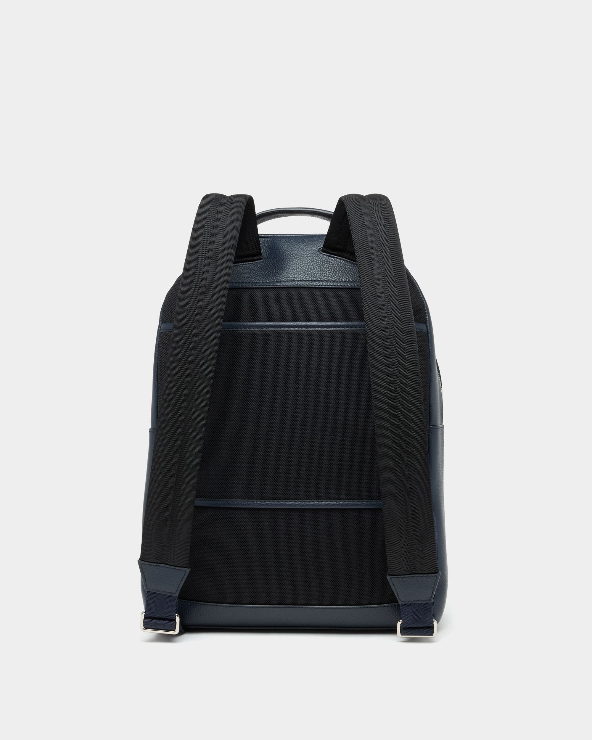 Bally Global - Capitol バックパック ネイビーブルー グレインレザー - ブルー