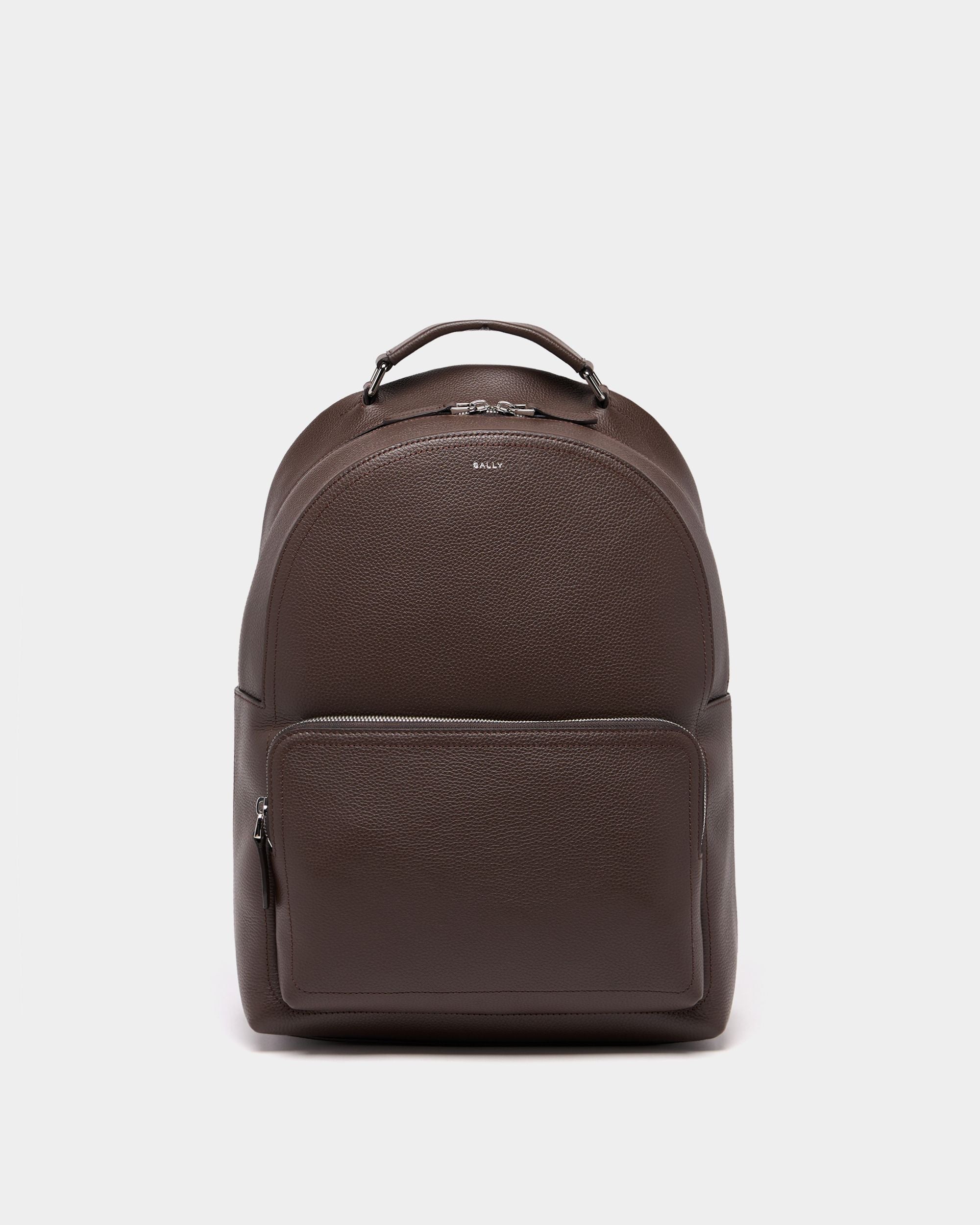 Bally Global - Capitol バックパック エバノ グレインレザー - ブラウン