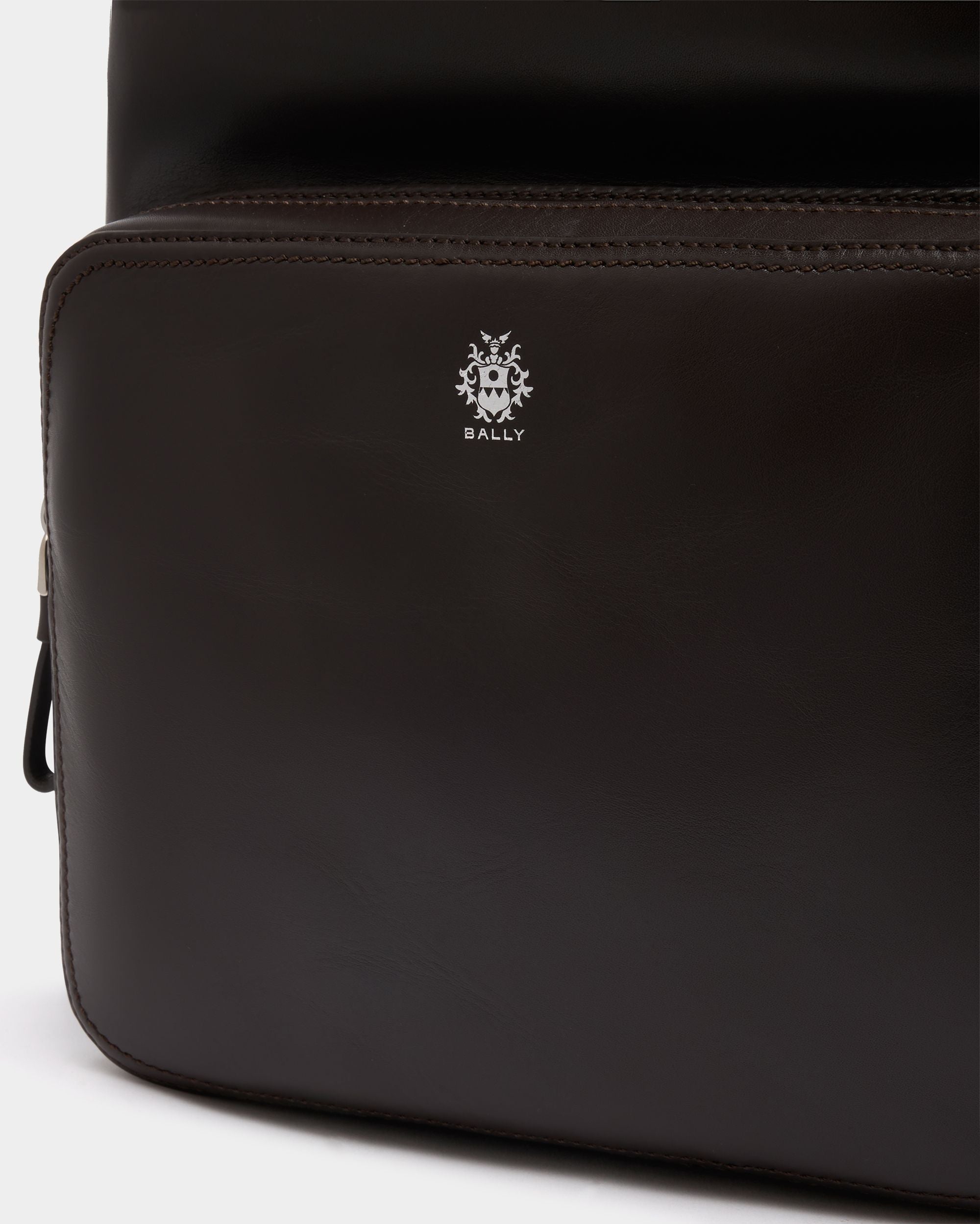 Bally Global - Ray バックパック チョコレートブラウン レザー - ブラウン