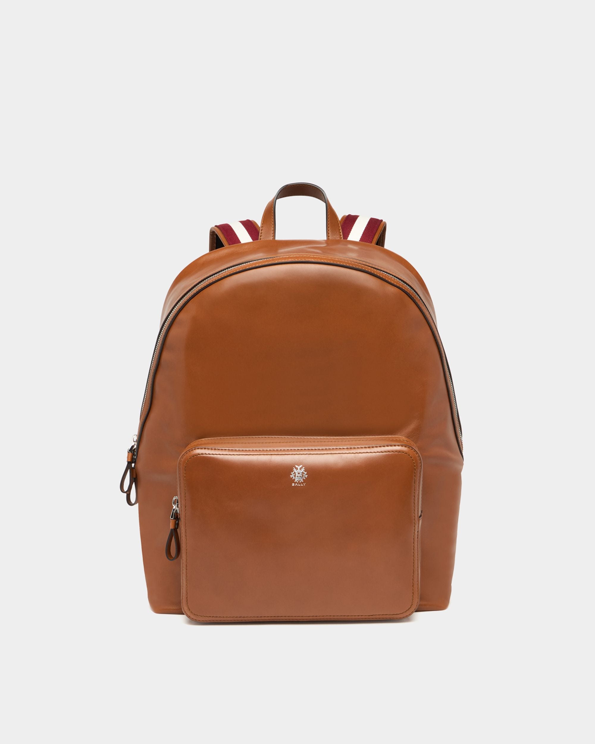 Bally Global - Ray Backpack in Amber Brown Leather - Brown