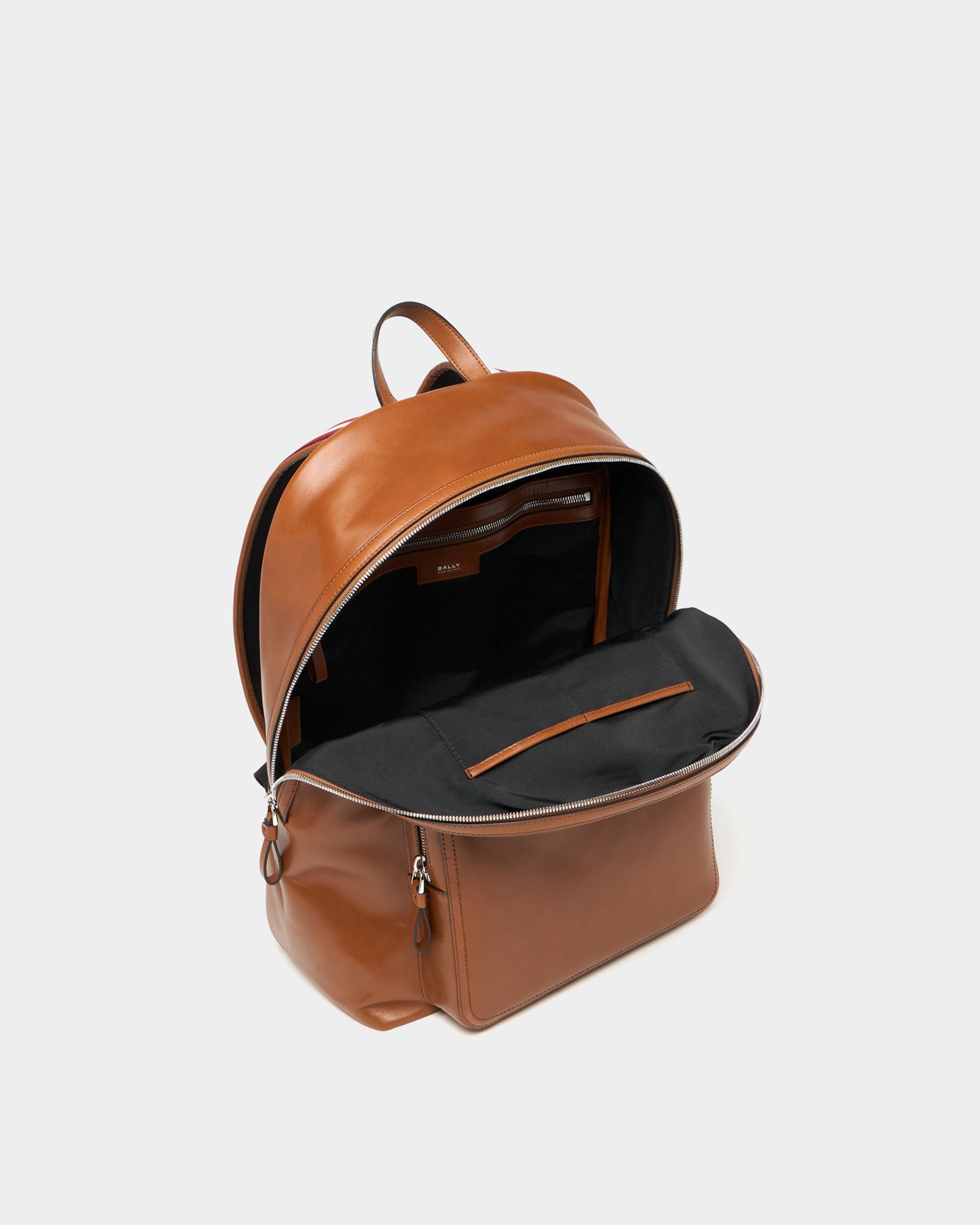 Bally Global - Ray Backpack in Amber Brown Leather - Brown