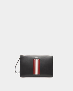 Mythos Pouch In Black Recycled Leather