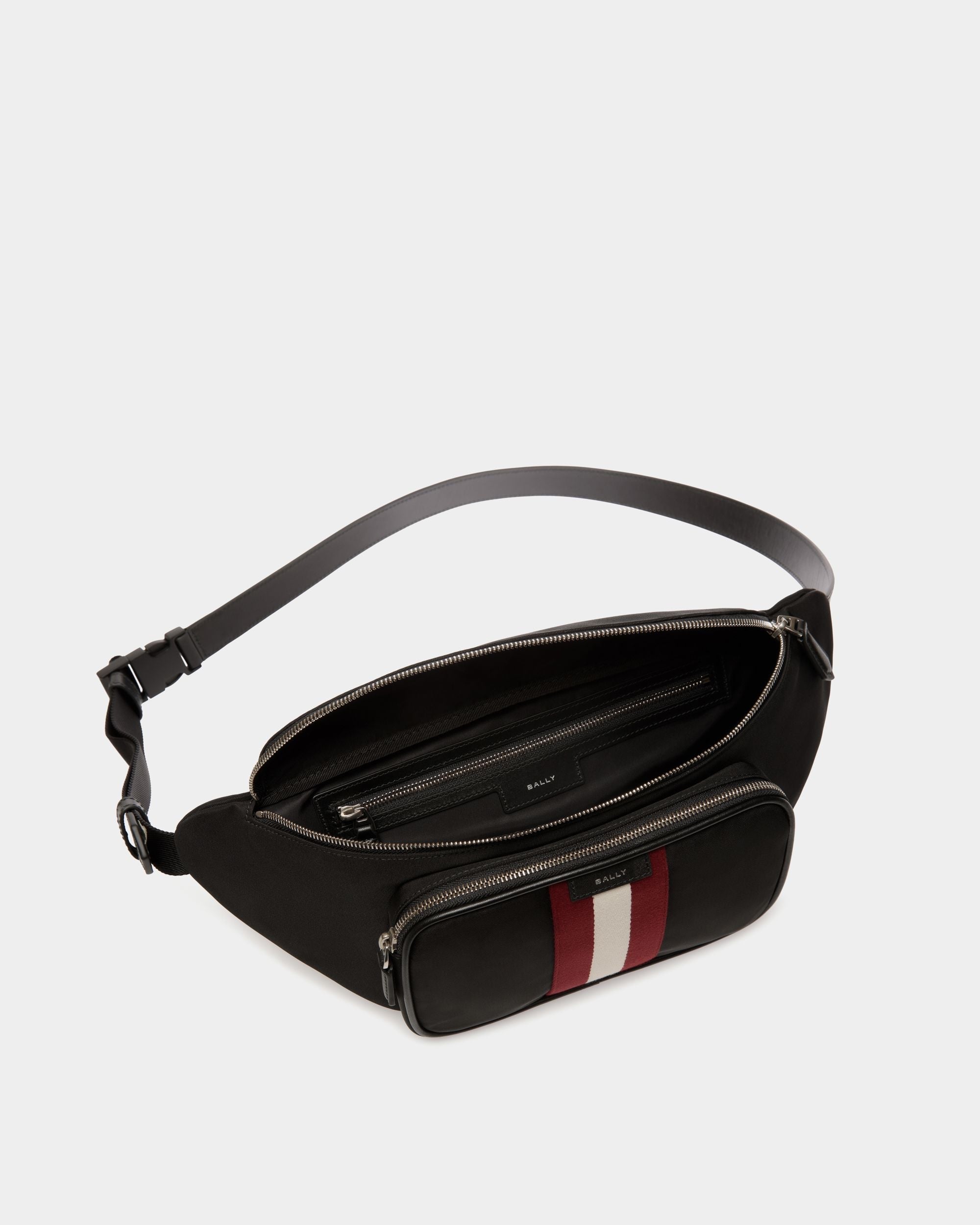 Bally Global - Code Bum Bag in Black Nylon - Black