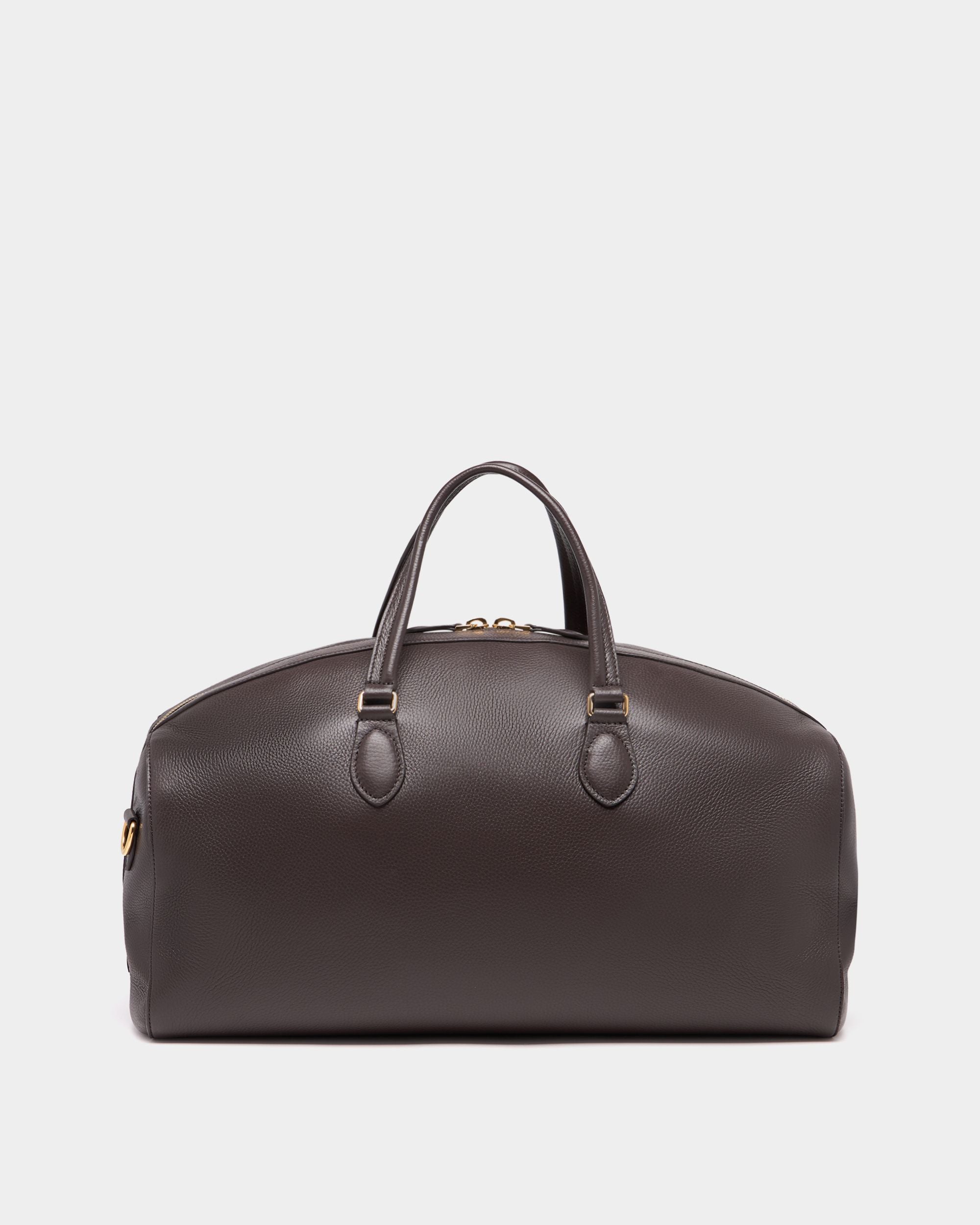 Bally Global - Beckett Duffle Bag in Ebano Grained Leather - Brown
