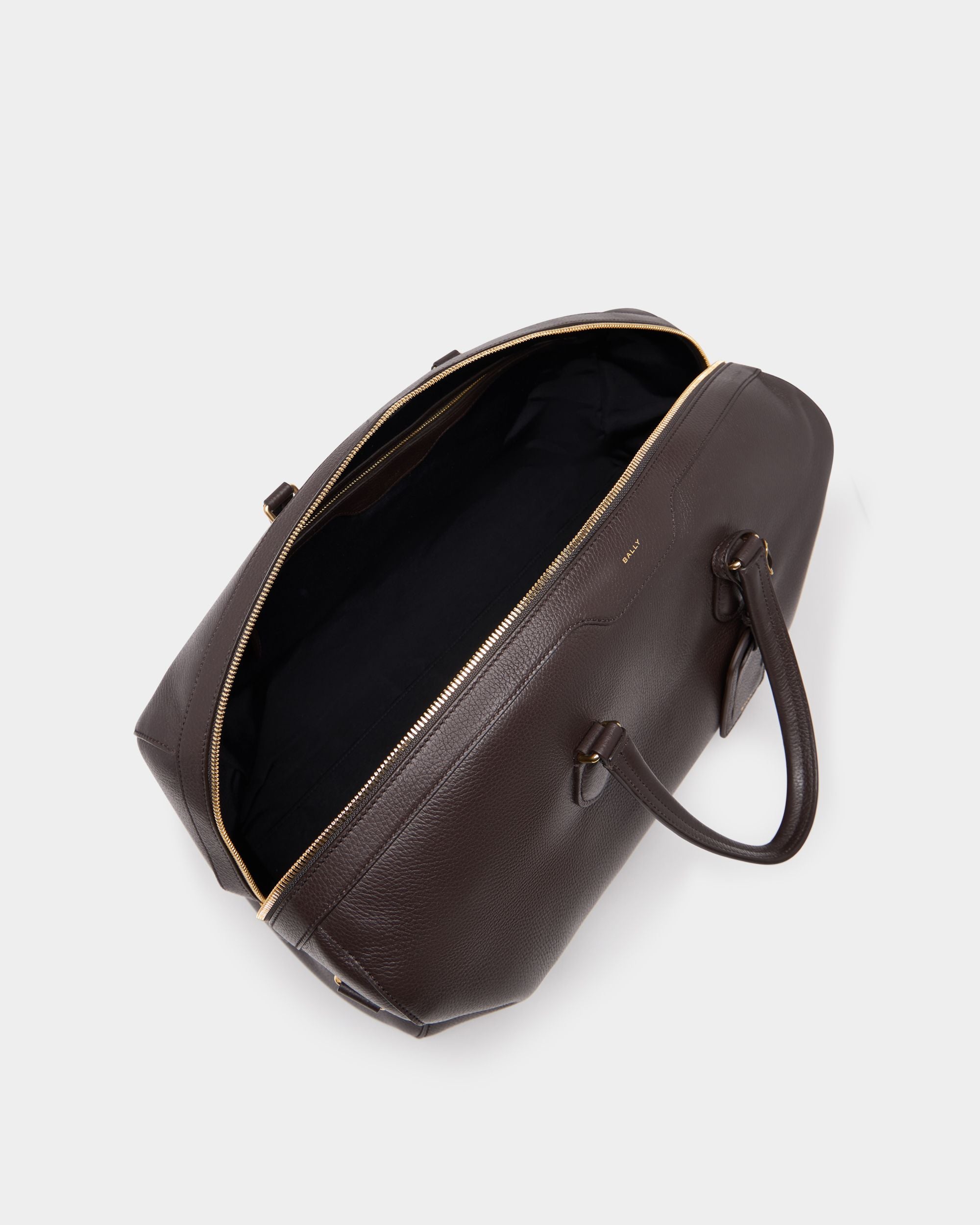 Bally Global - Beckett Duffle Bag in Ebano Grained Leather - Brown
