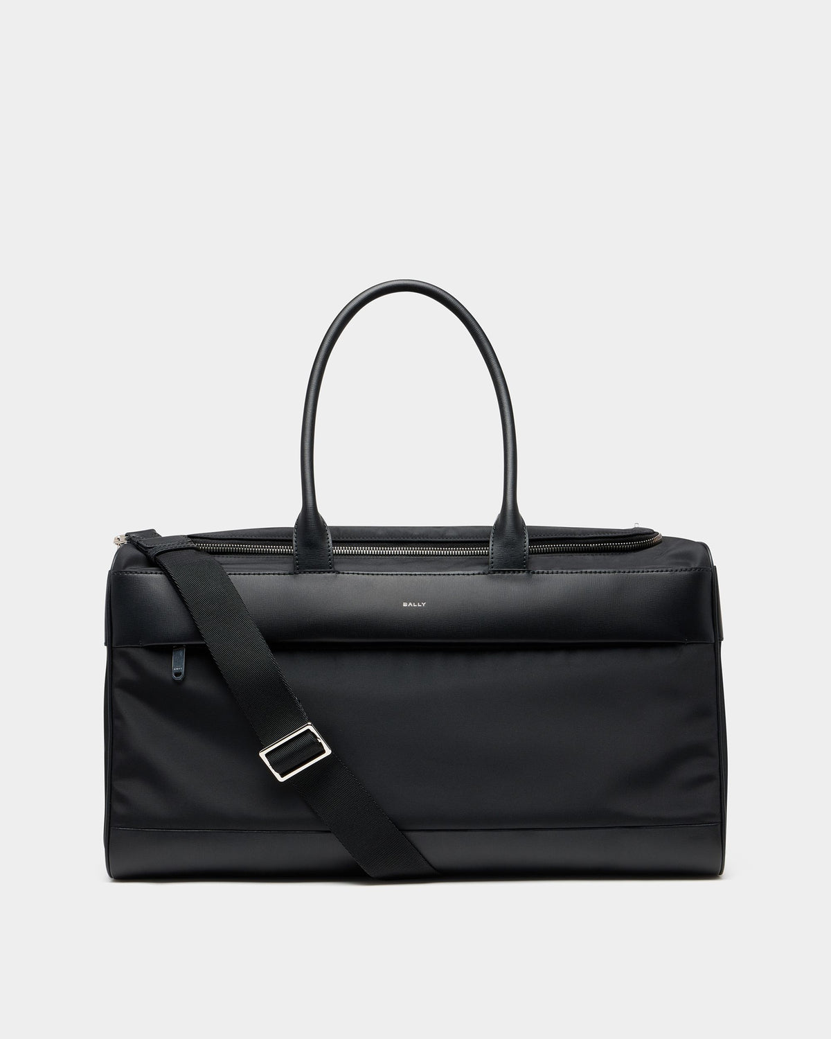 Bally Global - Vogel Duffle Bag in Black Nylon and Recycled Leather - Black
