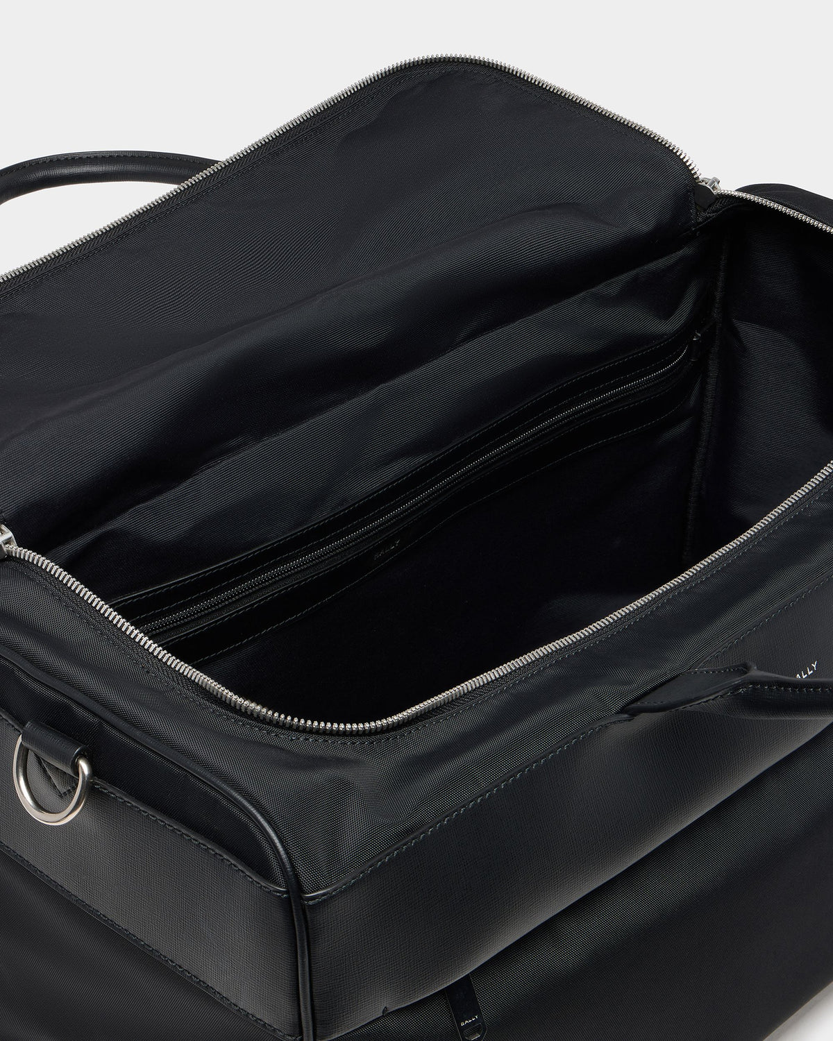 Bally Global - Vogel Duffle Bag in Black Nylon and Recycled Leather - Black
