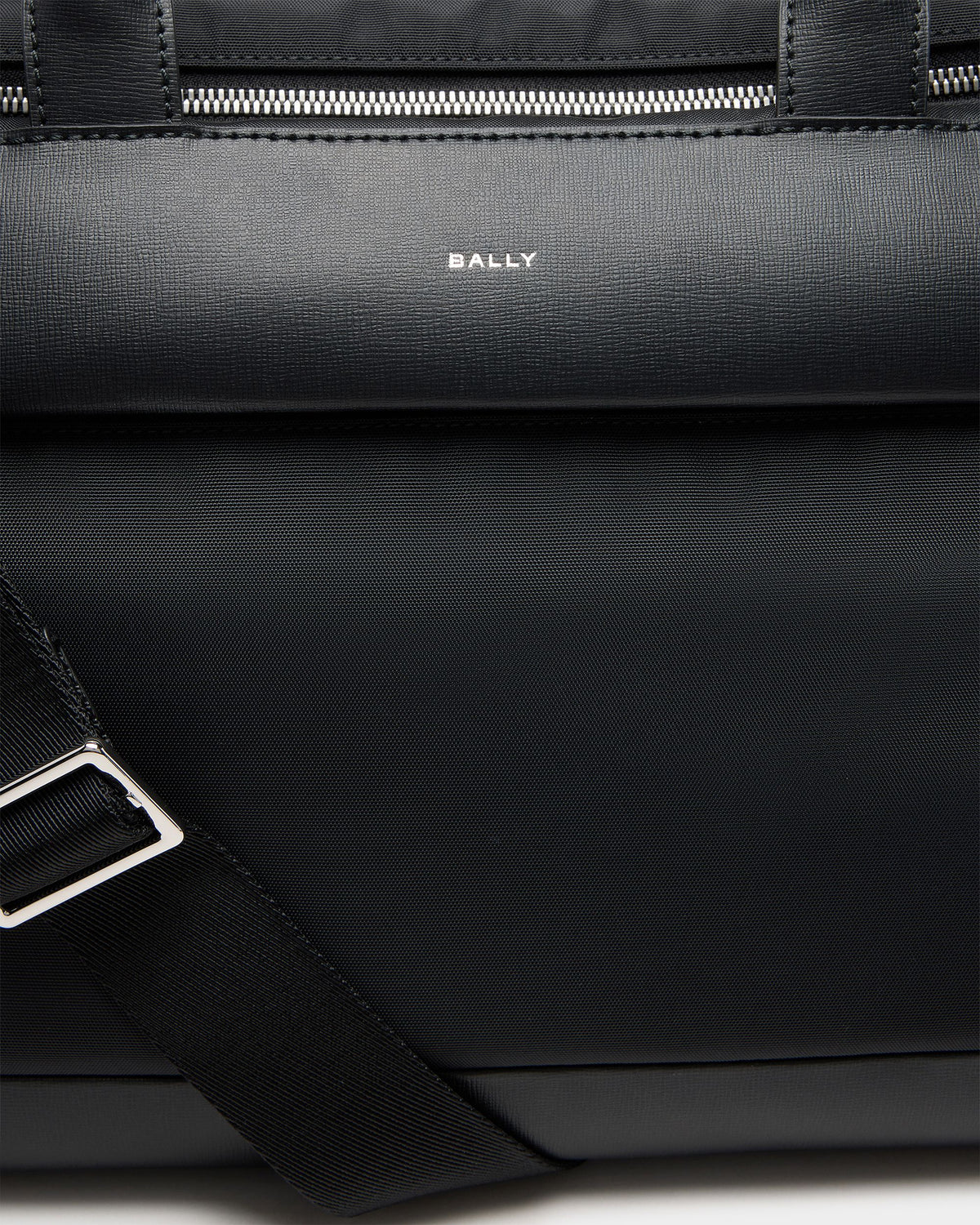Bally Global - Vogel Duffle Bag in Black Nylon and Recycled Leather - Black