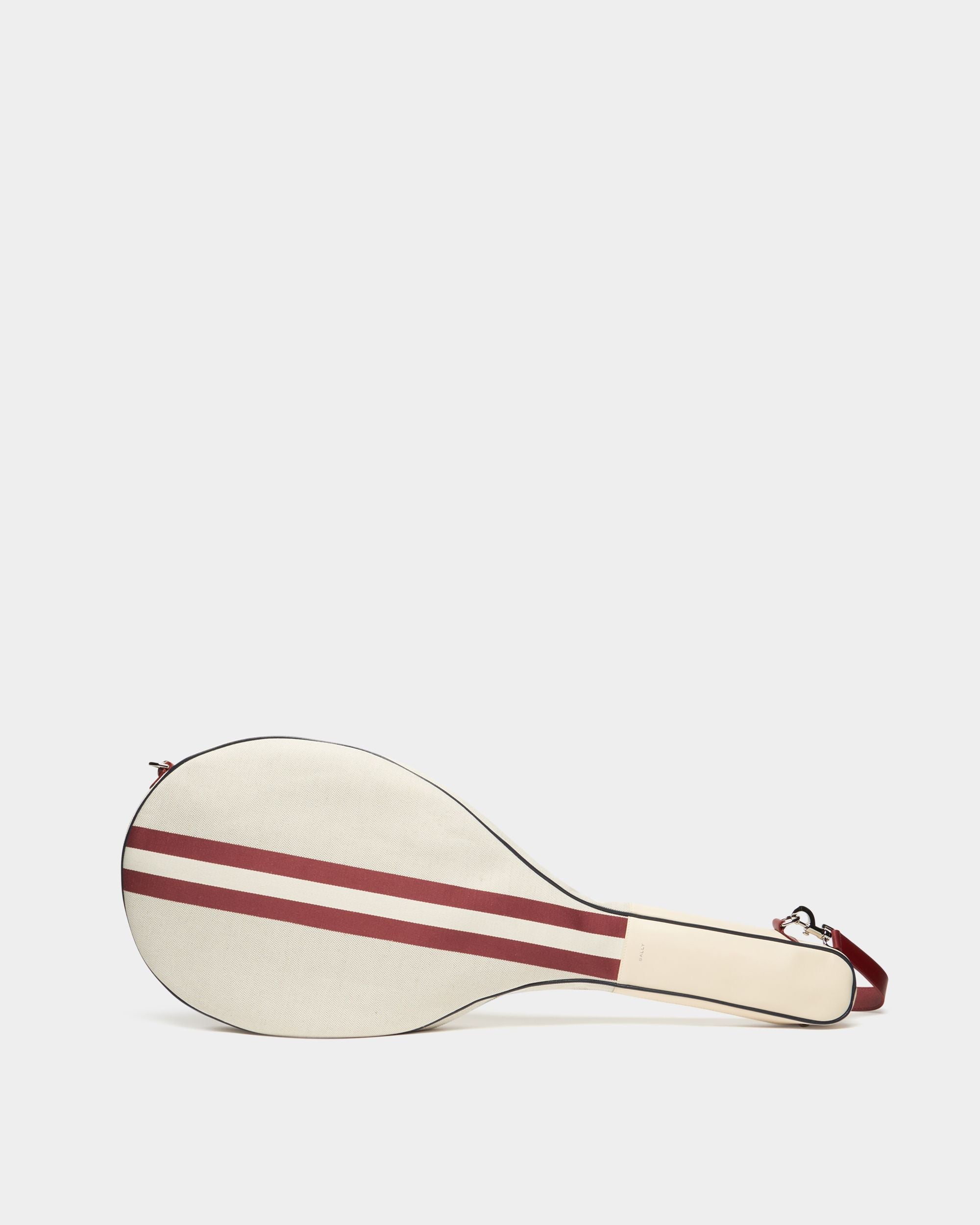 Bally Global - Tennis Collection Racket Case in Natural Cotton Canvas and Leather - Beige
