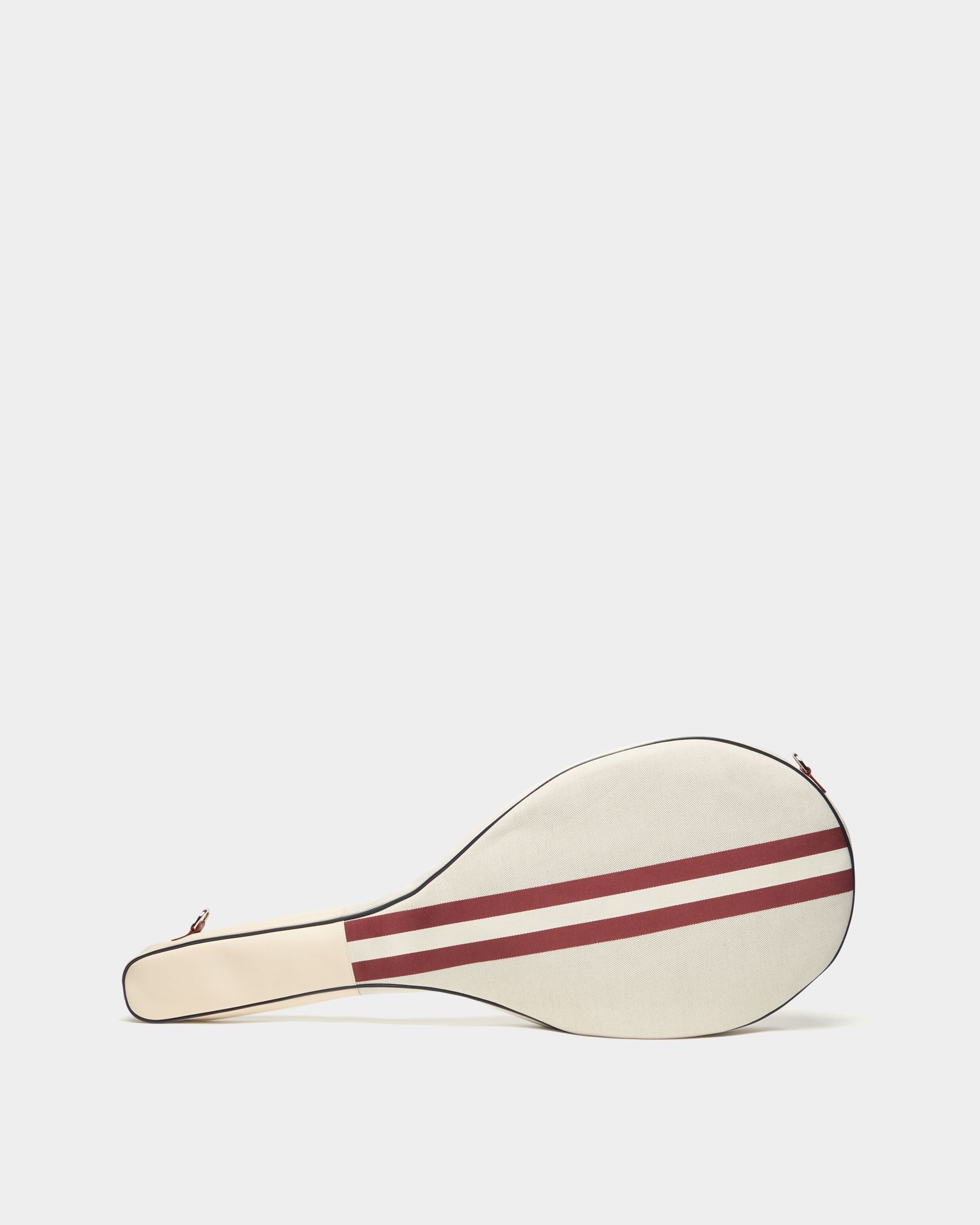 Bally Global - Tennis Collection Racket Case in Natural Cotton Canvas and Leather - Beige