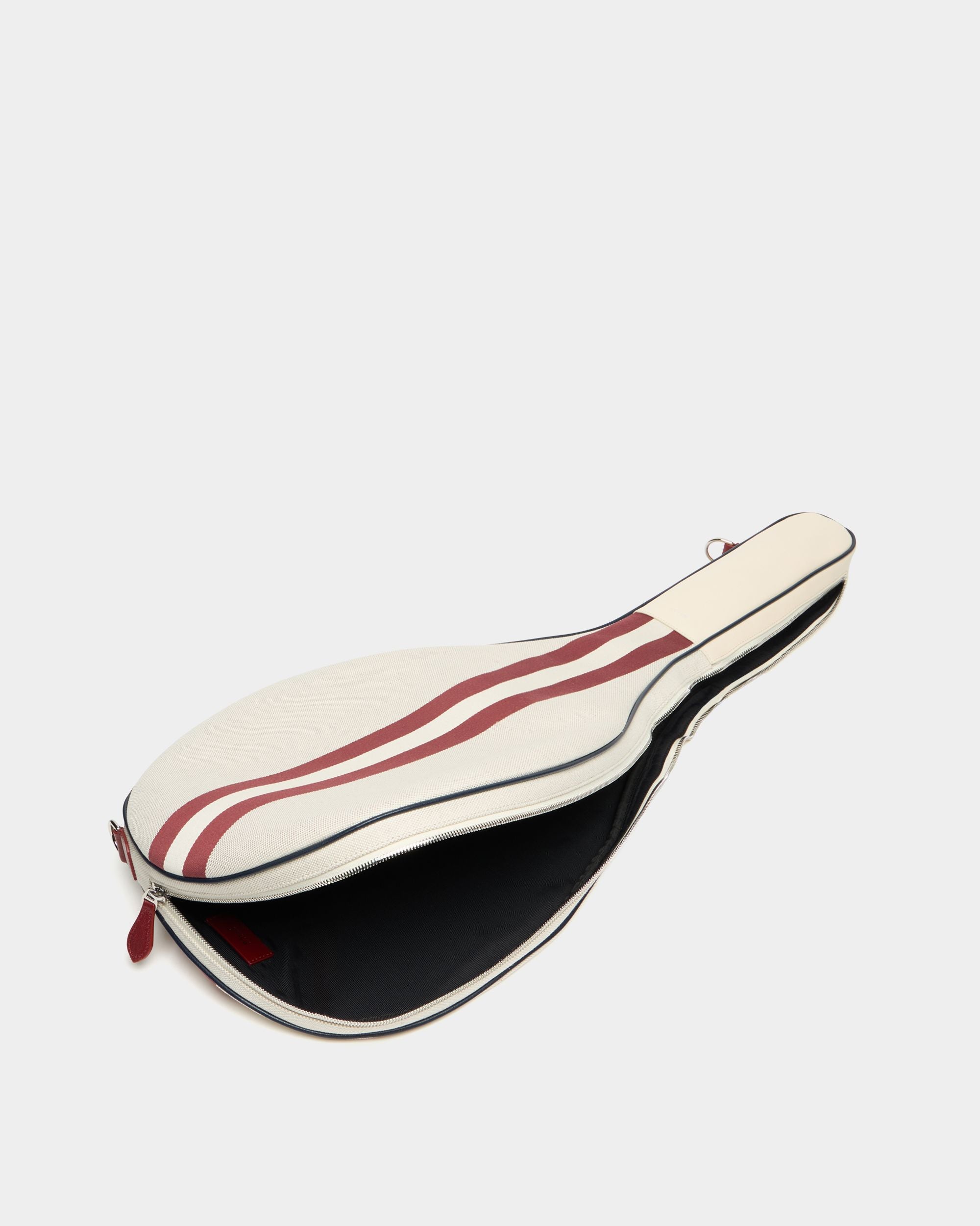 Bally Global - Tennis Collection Racket Case in Natural Cotton Canvas and Leather - Beige