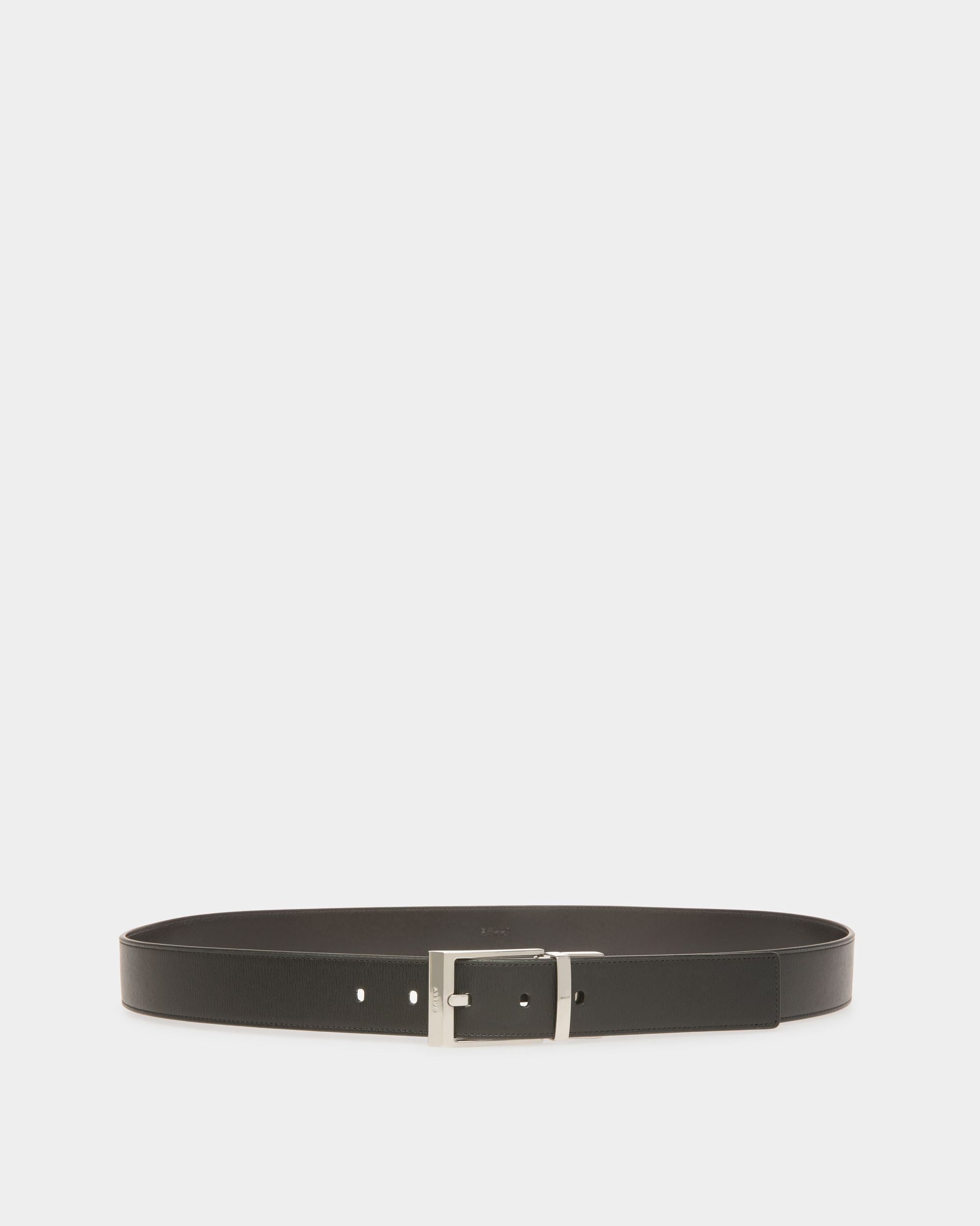 Bally Global - Dress Belt In Black Leather - Black