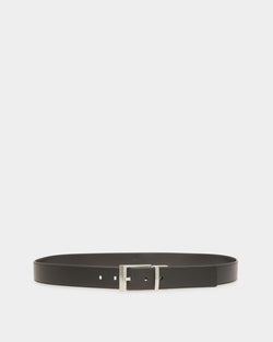 Dress Belt In Black Leather