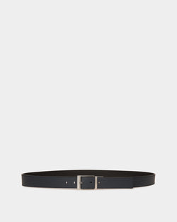 Dress Belt In Midnight And Black Leather