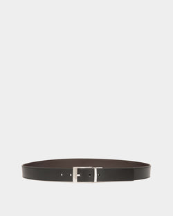 Shiffie 35mm Reversible And Adjustable Belt in Black And Brown Leather