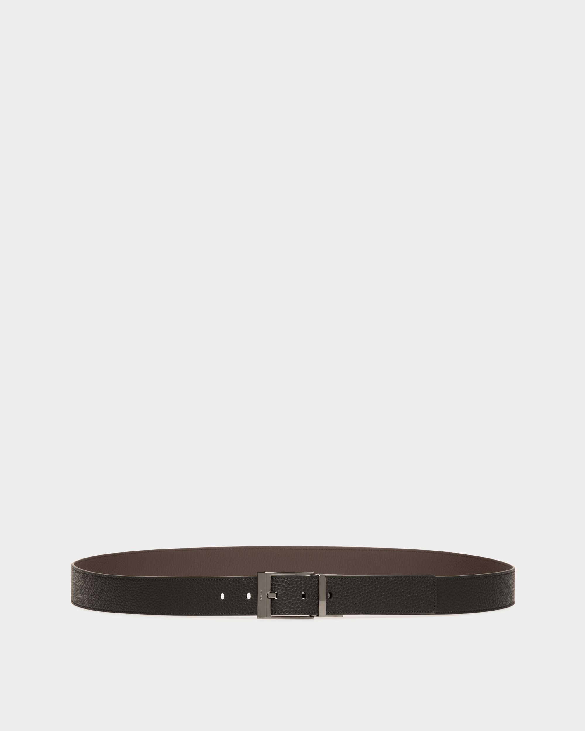 Bally Global - Shiffie 35mm リバーシブル＆アジャスタブル ベルト ブラック＆エボニー レザー - マルチカラー