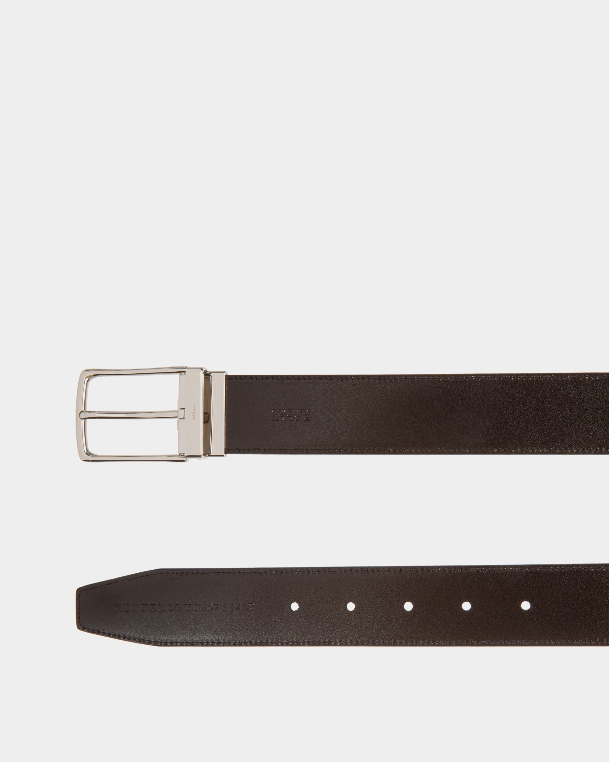 Bally Global - Ketter 35mm Reversible And Adjustable Belt in Black And Brown Leather - Multicolor