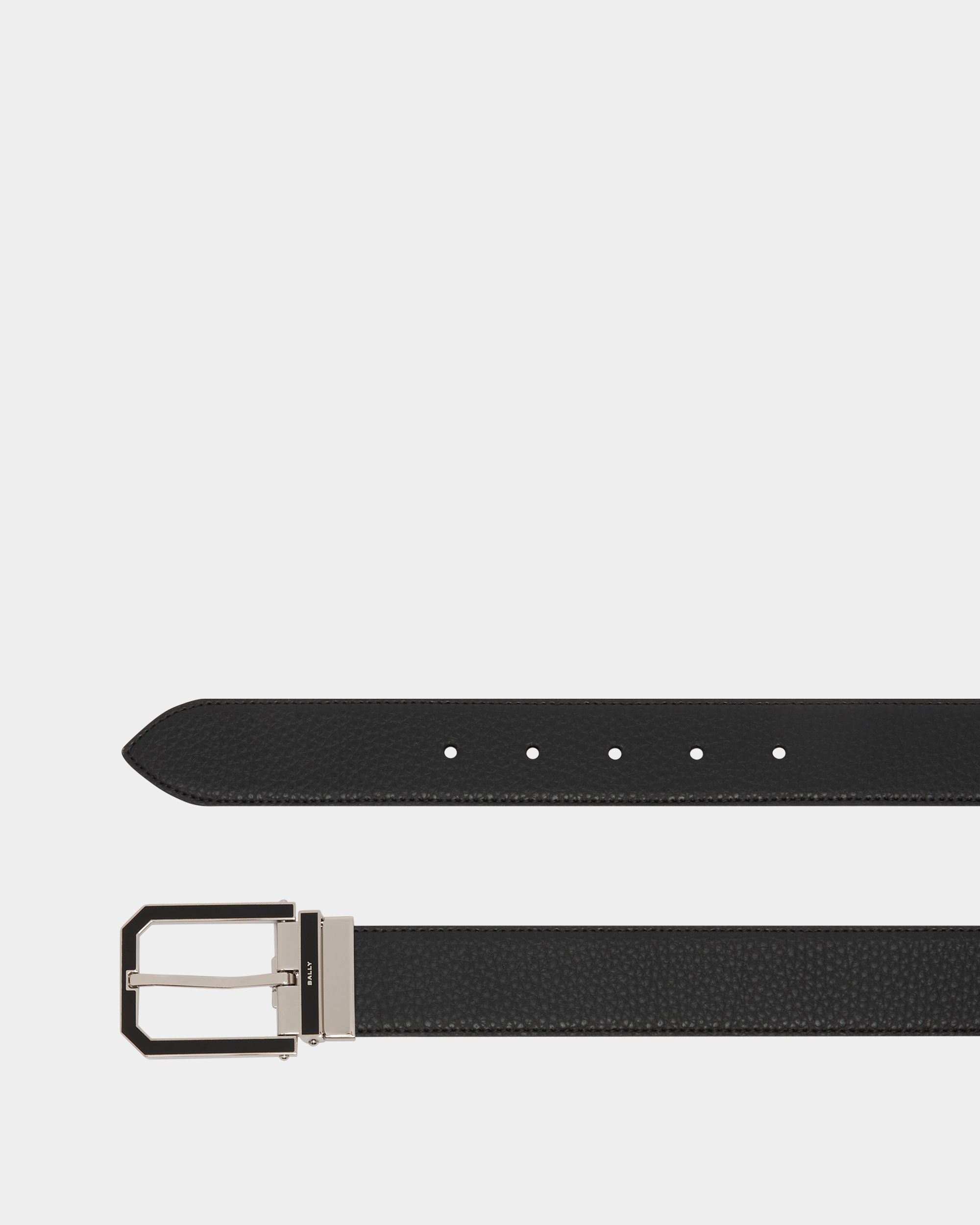 Bally Global - Beryl 35mm アジャスタブル＆リバーシブル ベルト ブラック＆エバノブラウン レザー - マルチカラー