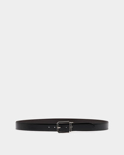 Beryl 35mm Reversible And Adjustable Belt in Black And Deep Burgundy Leather