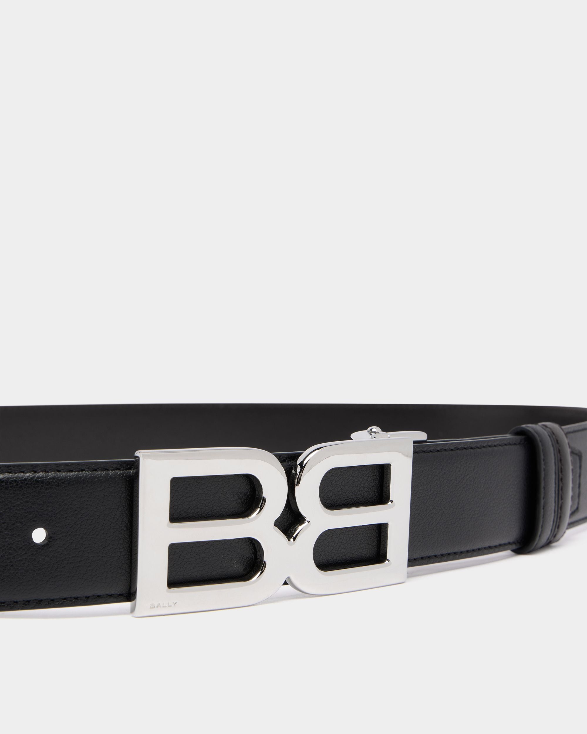 Bally Global - B Twice 35 mm Adjustable And Reversible Belt in Black And Ebono Leather - Multicolor