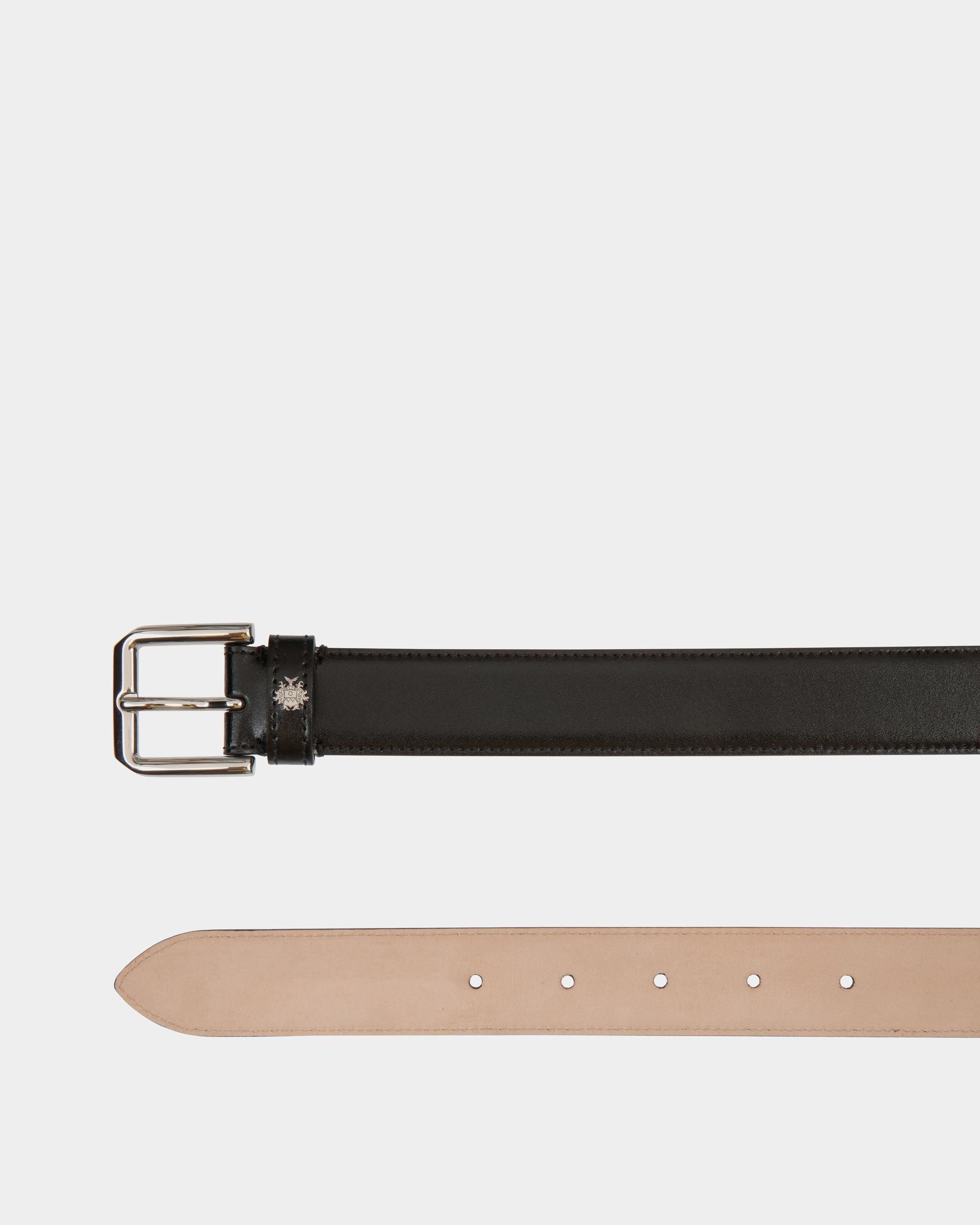 Bally Global - Carl 30mm Belt in Black Leather - Black