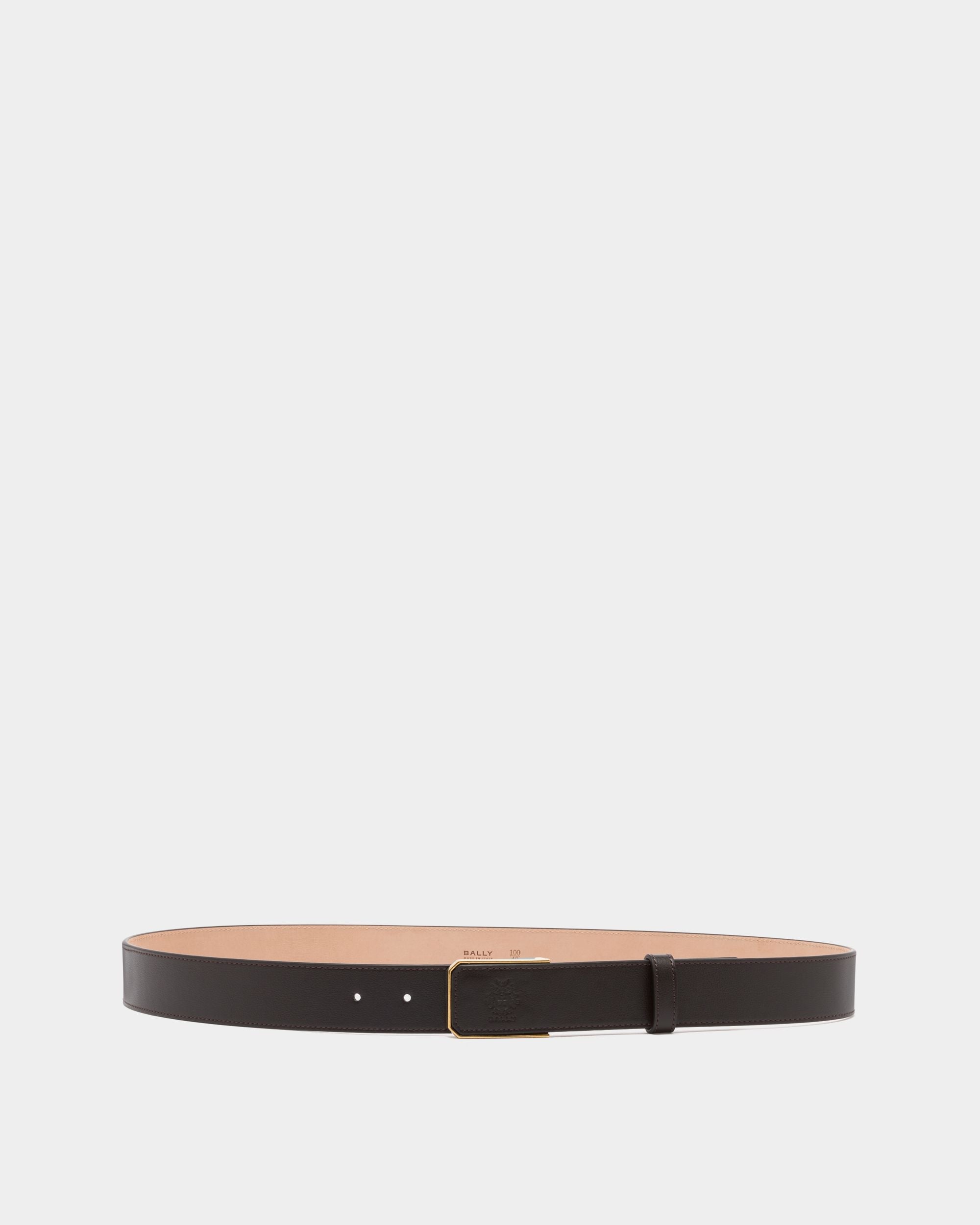 Bally Global - Cabot 35 mm Belt in Ebano Leather - Brown