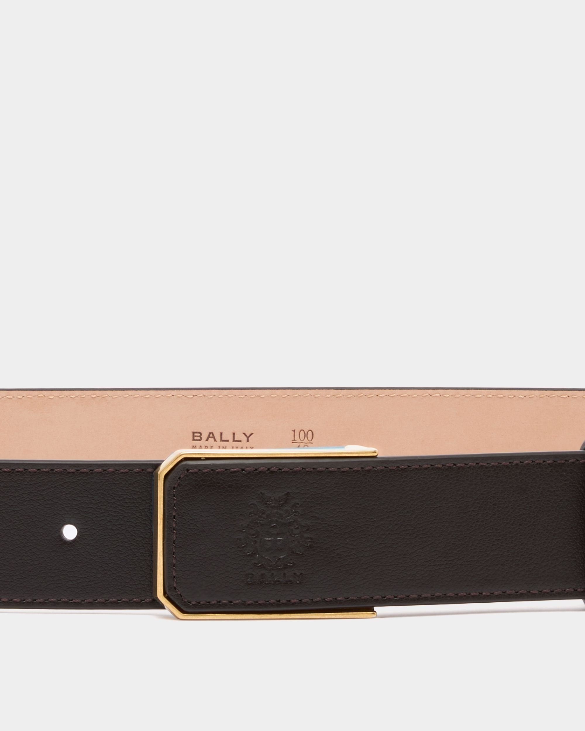Bally Global - Cabot 35 mm Belt in Ebano Leather - Brown