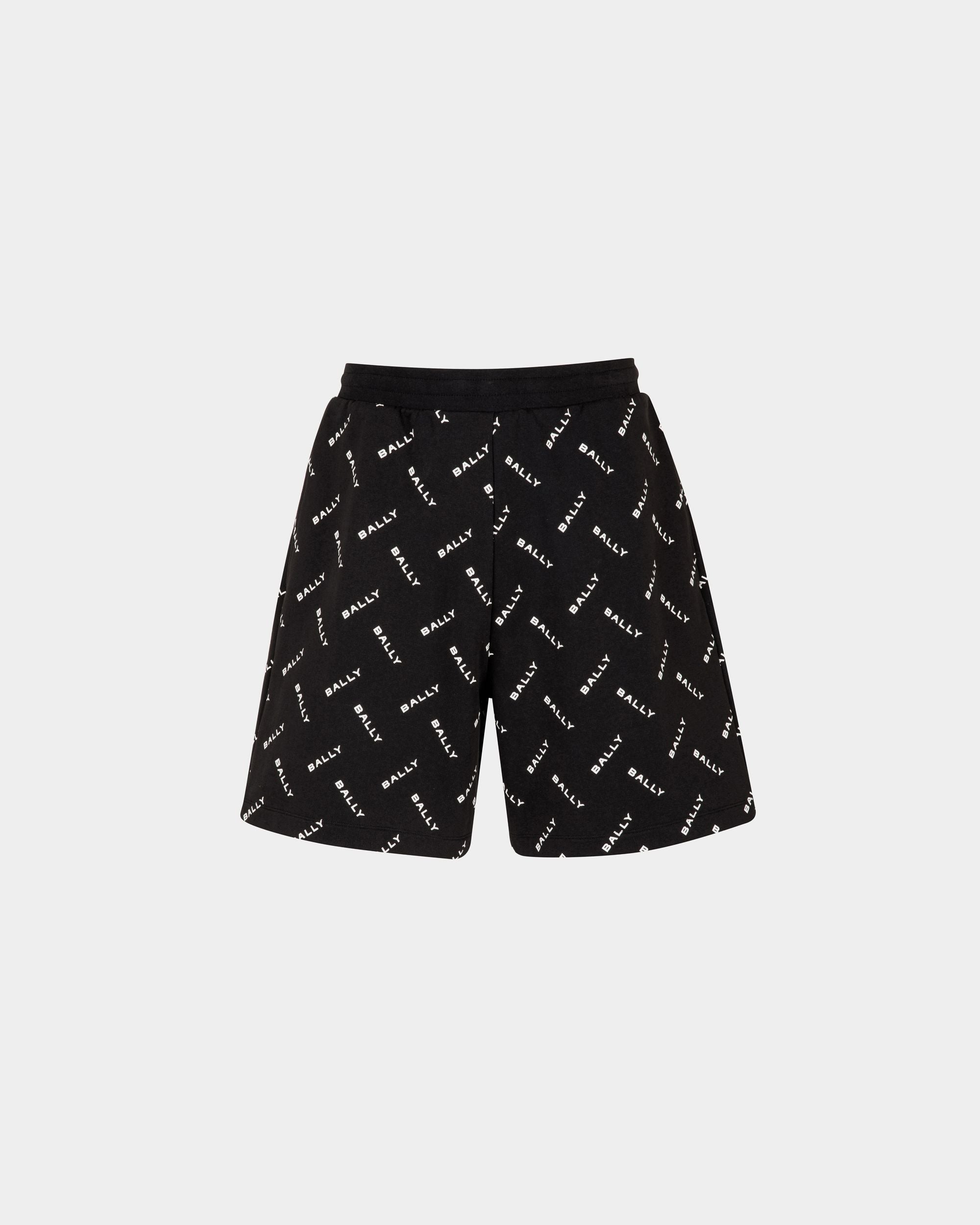 Bally Global - Shorts In Dark Blue Cotton - Blue
