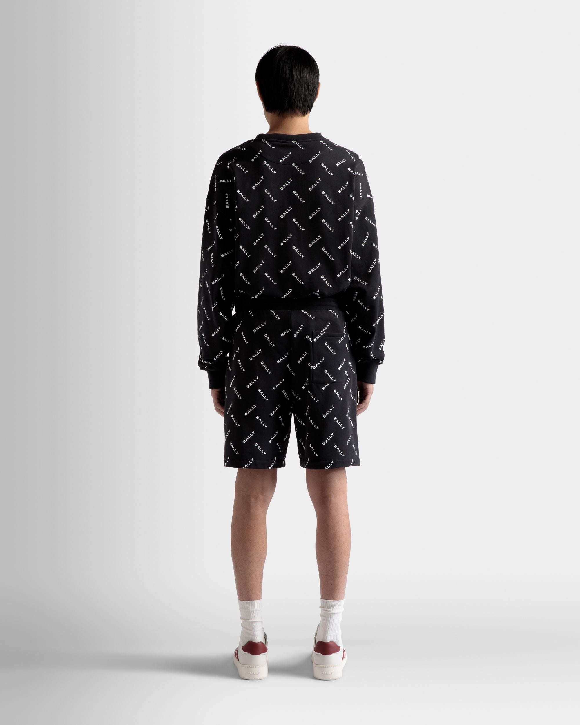 Bally Global - Shorts In Dark Blue Cotton - Blue