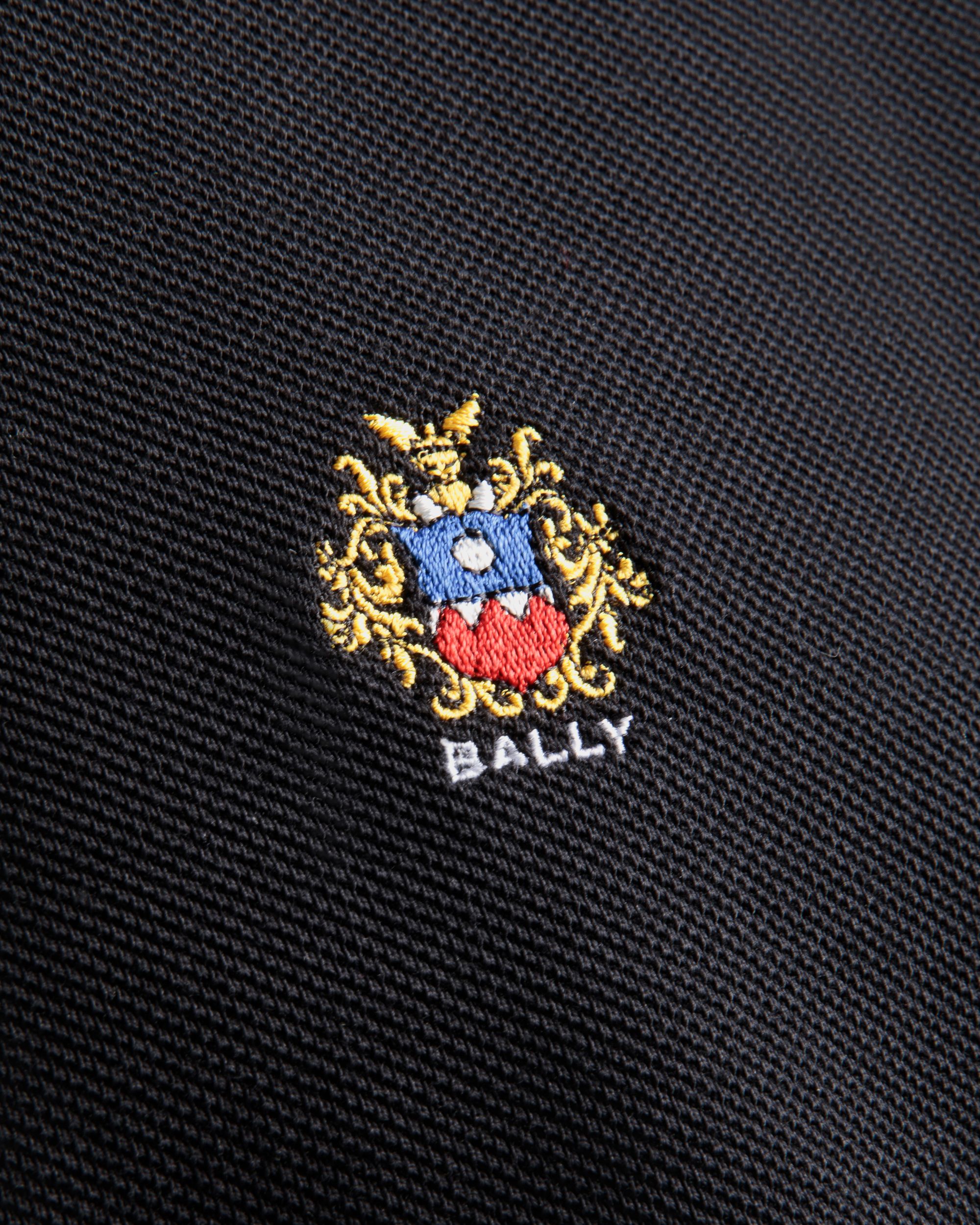 Bally Global - ポロシャツ Ballyクレストロゴ ブラック コットン - ブラック